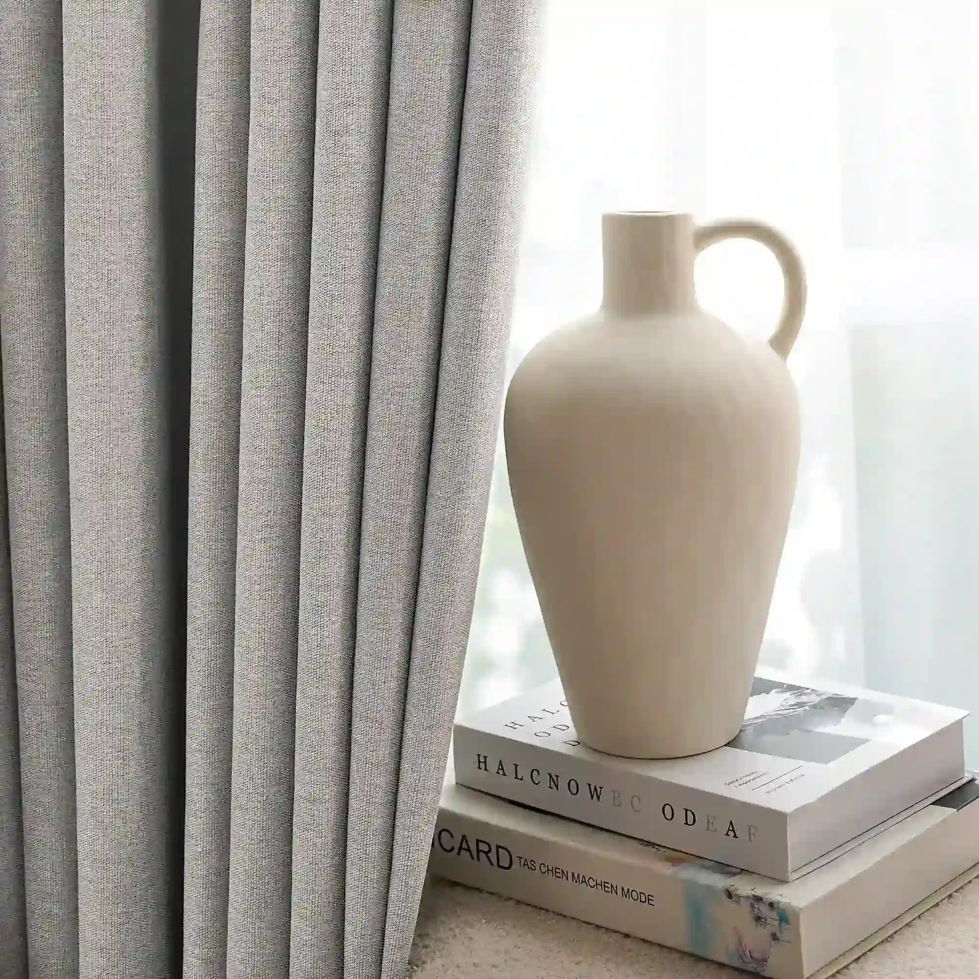 Arlise Gray 100% Blackout Chenille Drapes