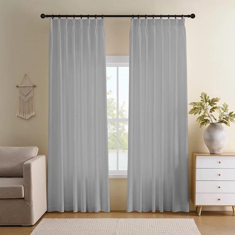 Freshine Azalea Velvety Semi-Sheer Curtains – Elegant Privacy and Natural Light Control