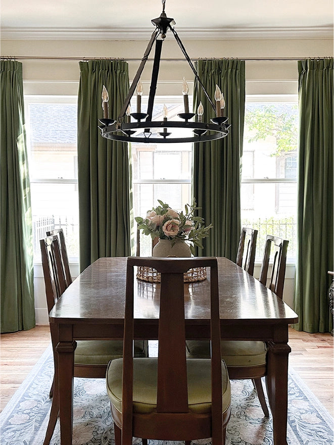 Blackout curtains for complete light control, perfect for bedrooms and nurseries.