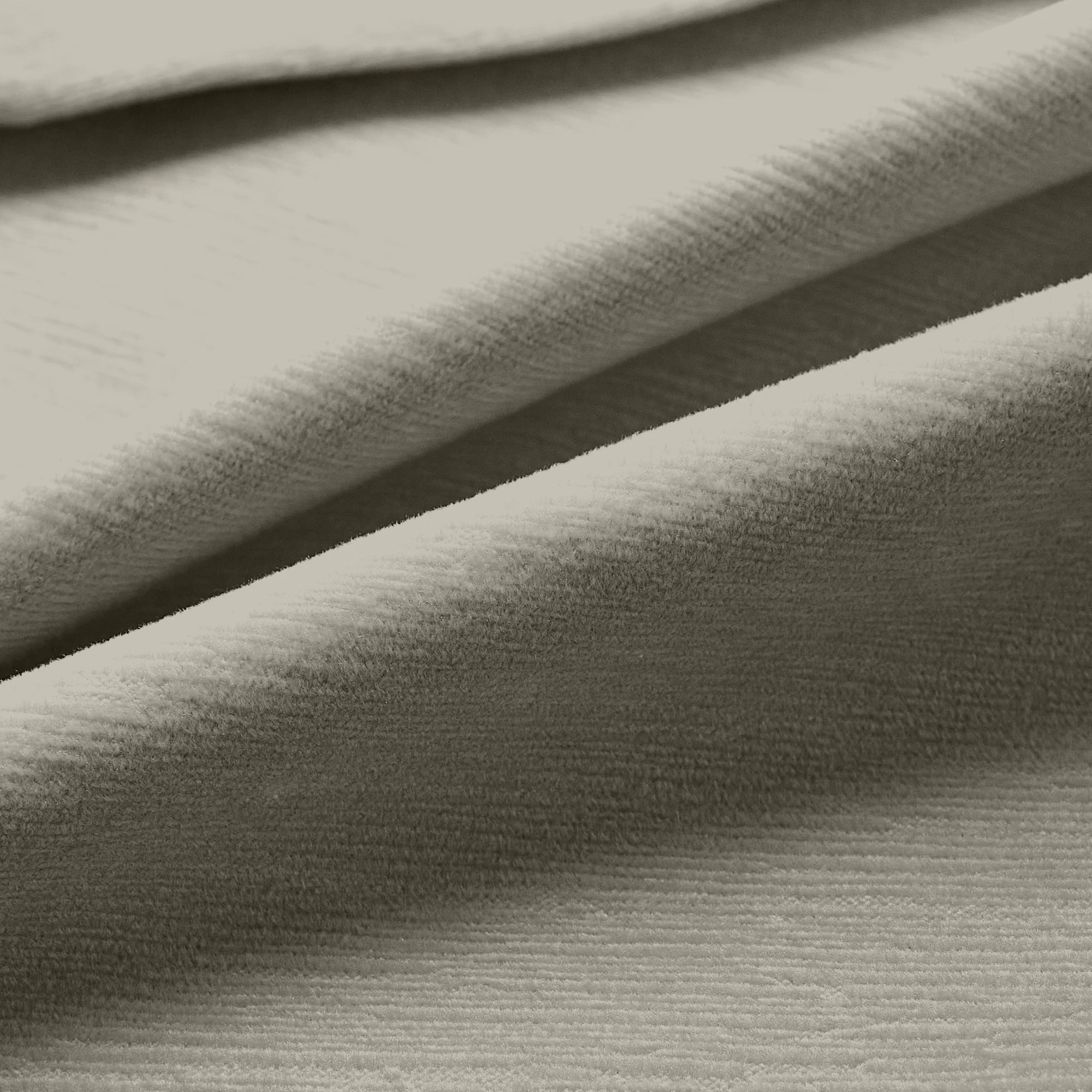 Brynna 100% Blackout Devoré Velvet Drapes OY16-318-6 detail 1 showing semi-transparent burnout pattern and plush luxurious velvet texture with soft tactile feel