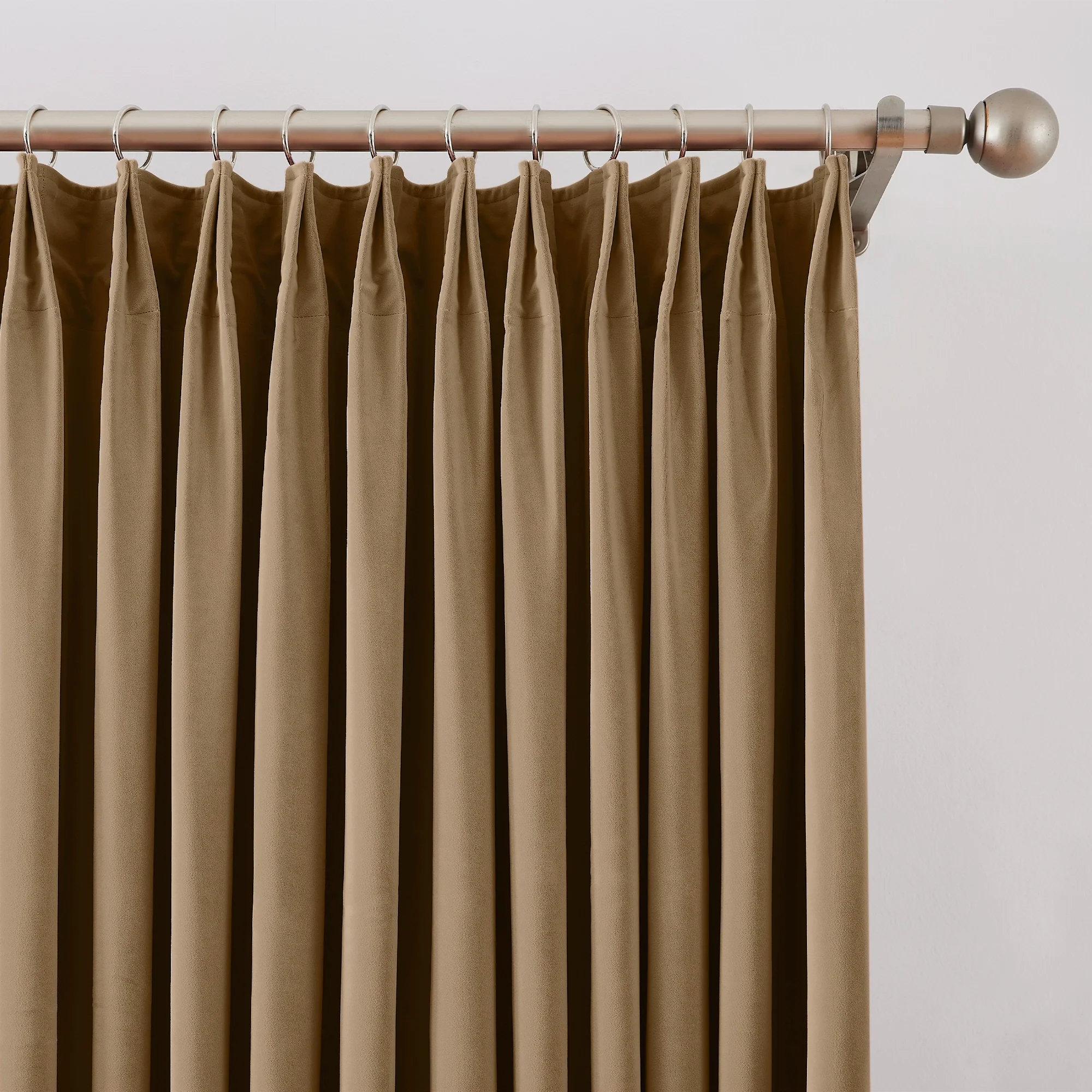 Calista 919-01 crystal velvet blackout curtains, luxurious and understated design for home decor