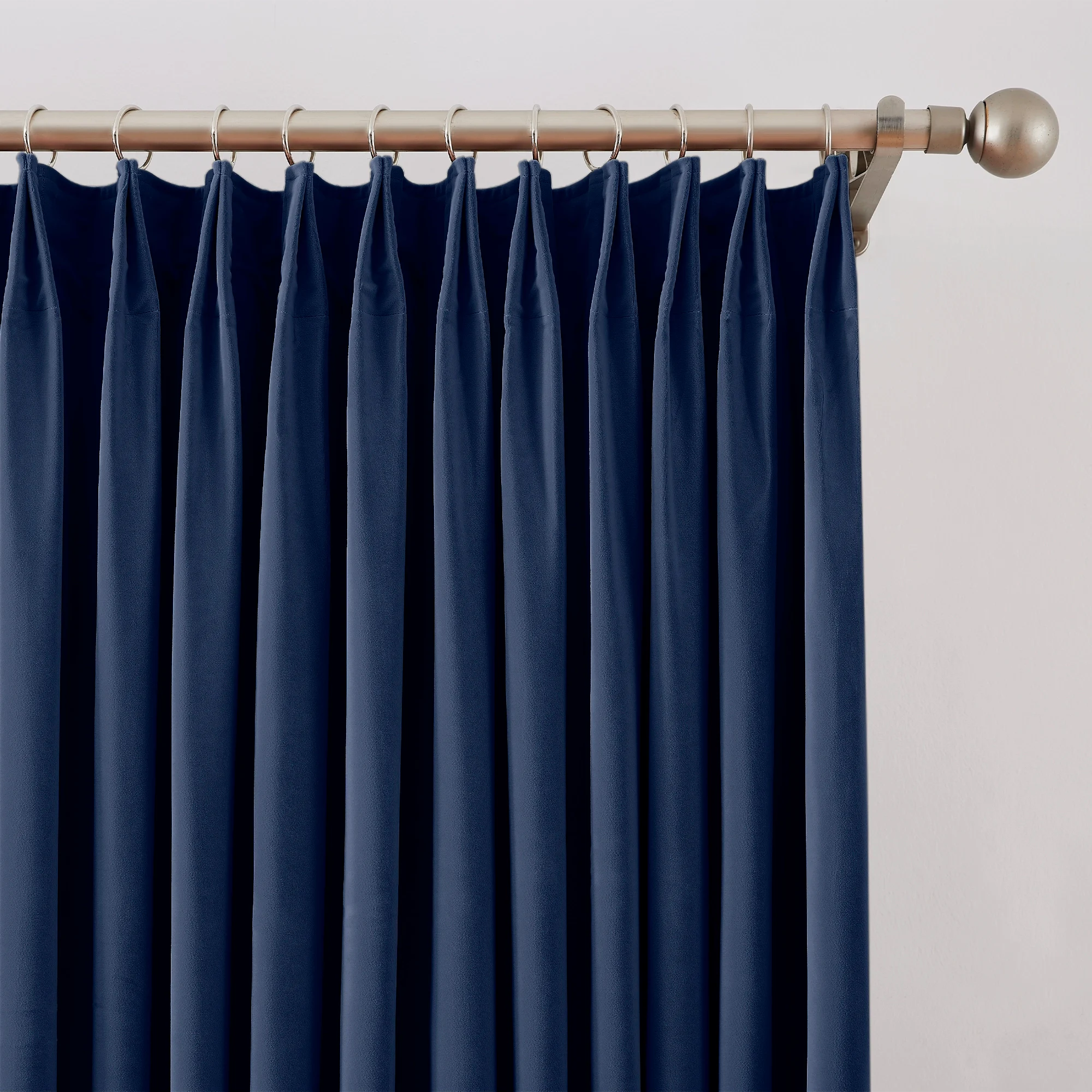 Calista Crystal Velvet Curtains - Luxurious Drapes detail display