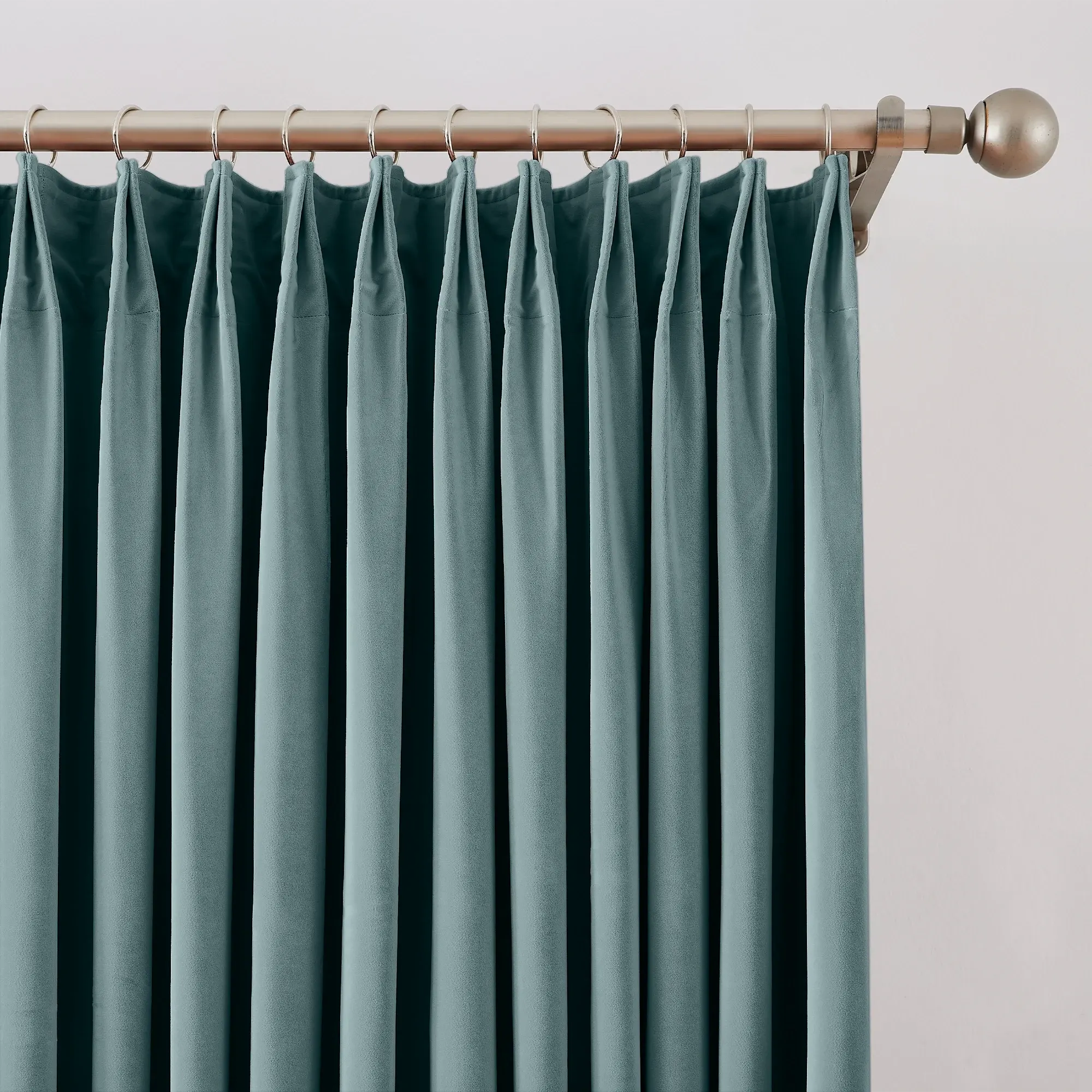 Calista Crystal Velvet Curtains - Luxurious Drapes detail display