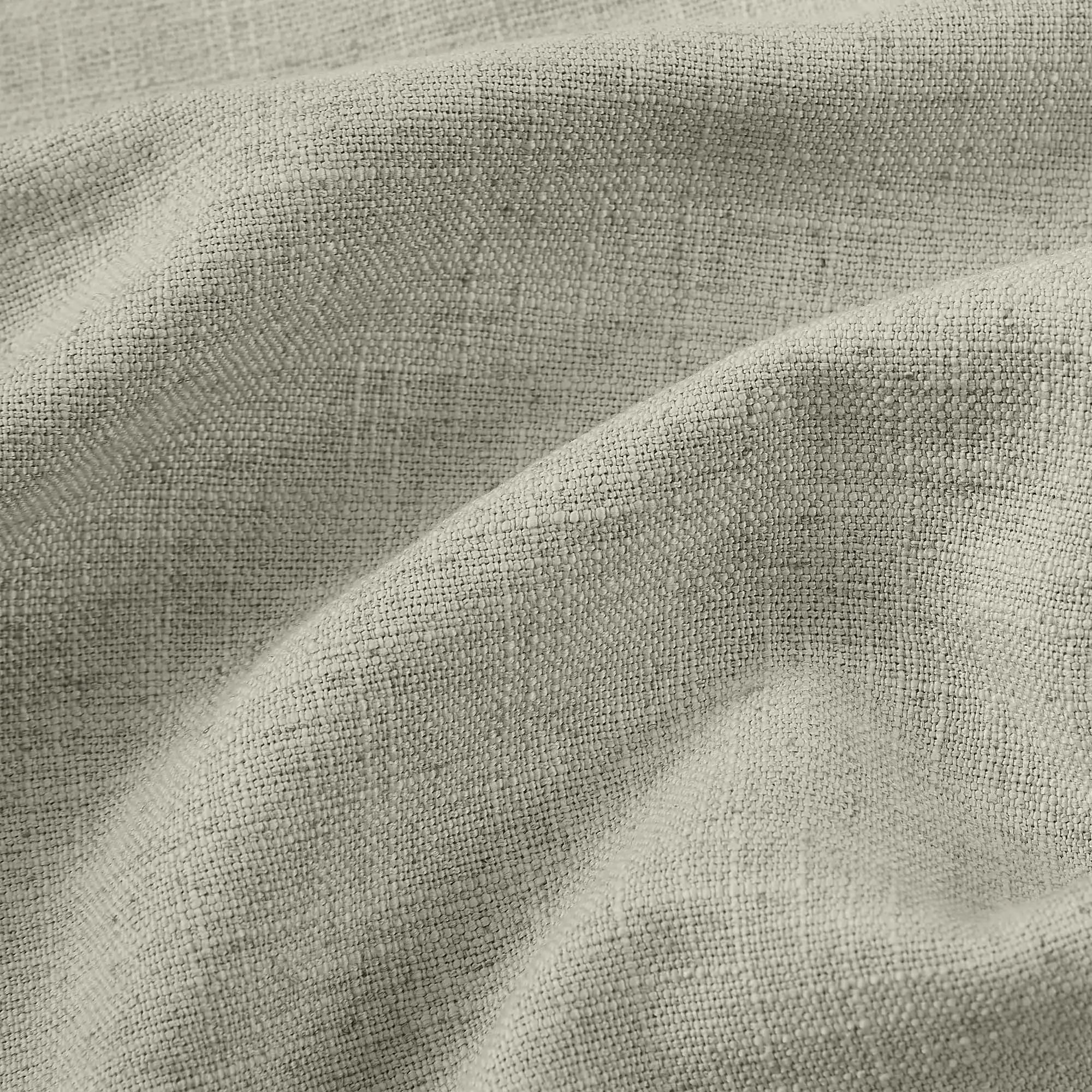 Caryss 9151-3 linen-blend curtains detail 1 showing soft textured drape fabric