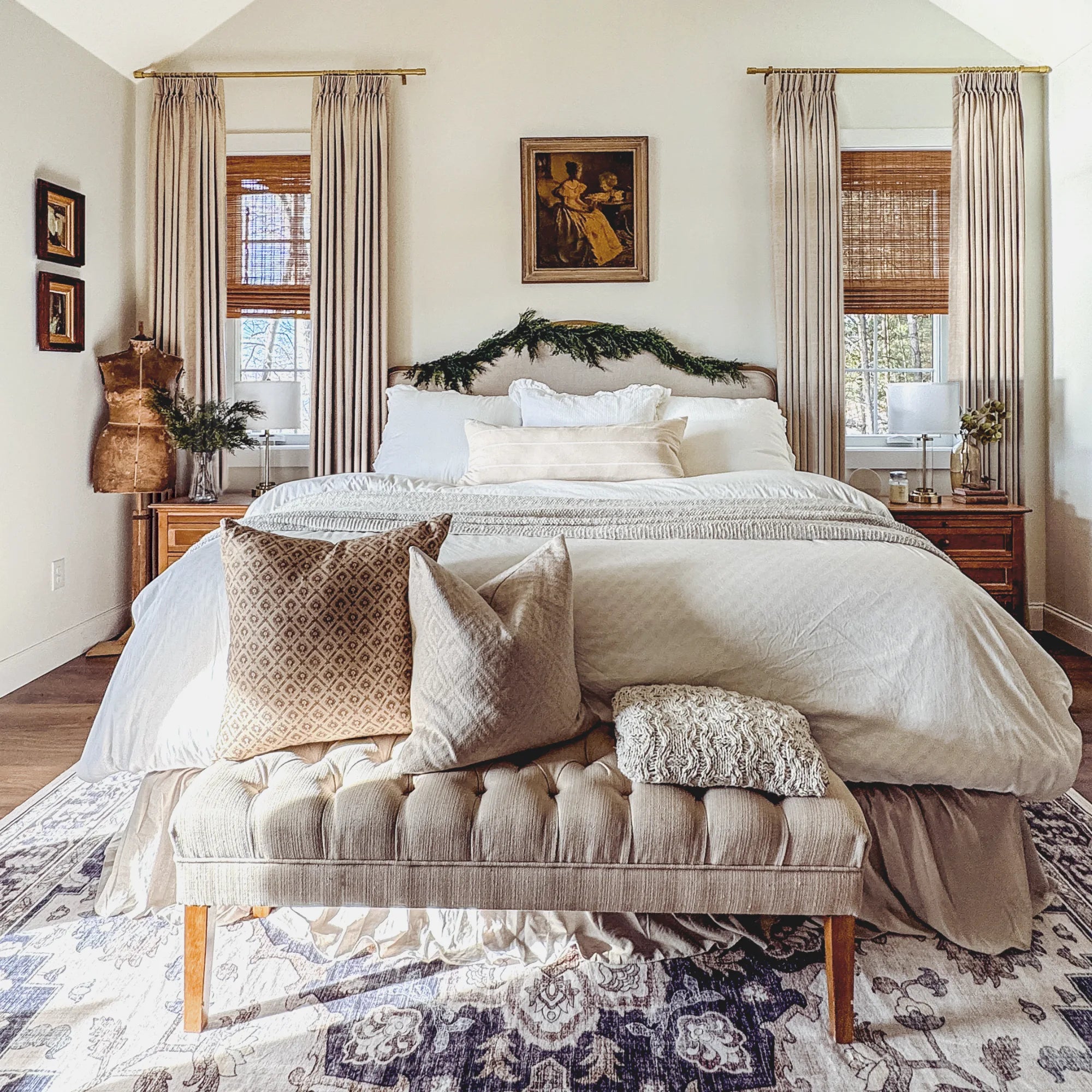 Celina Linen Curtains – Elegant Linen Drapes for Living Room & Bedroom