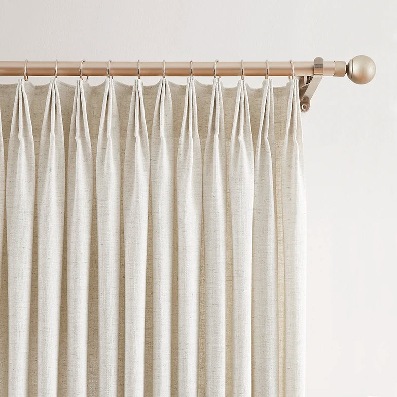 Freshine Celina Linen Curtain for an Elegant Faux Linen Drapery with a Refined Look