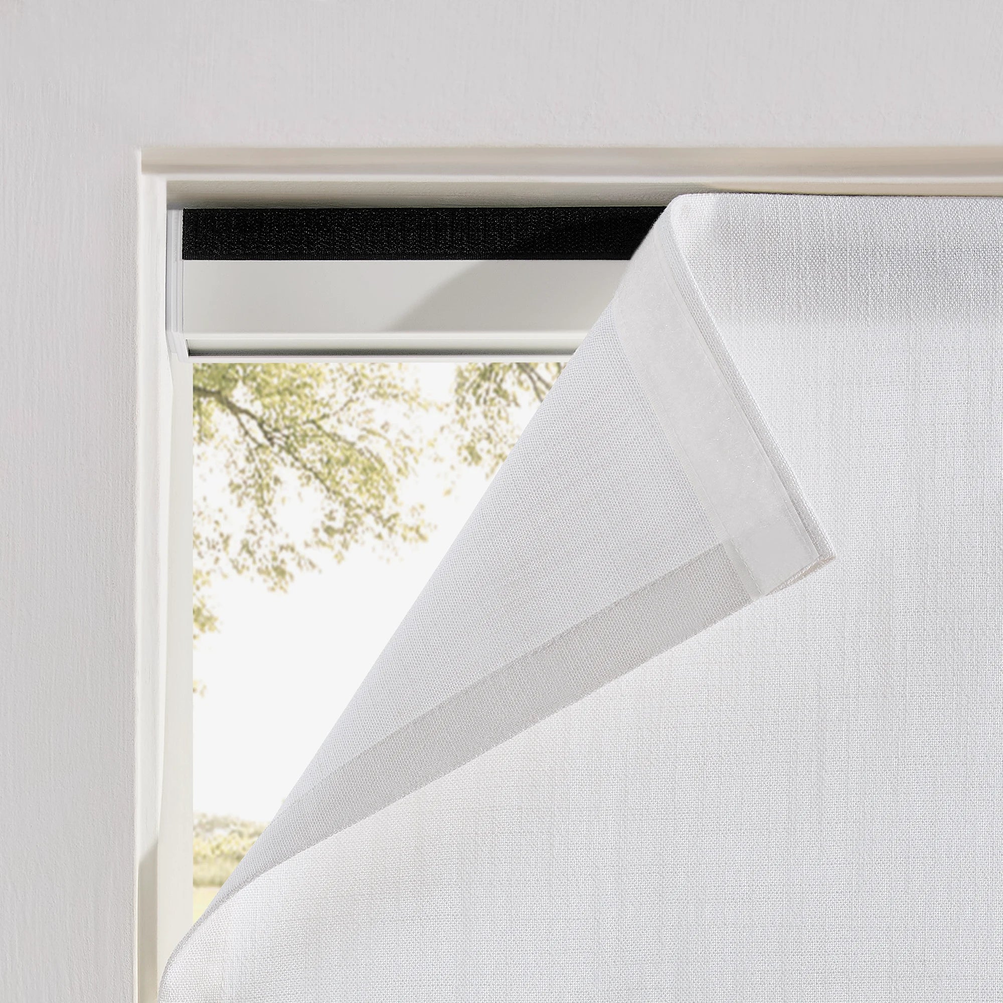 Celina 8823-0 elegant pleated Roman shades view 7 showcasing the refined fabric drapes for home interior spaces