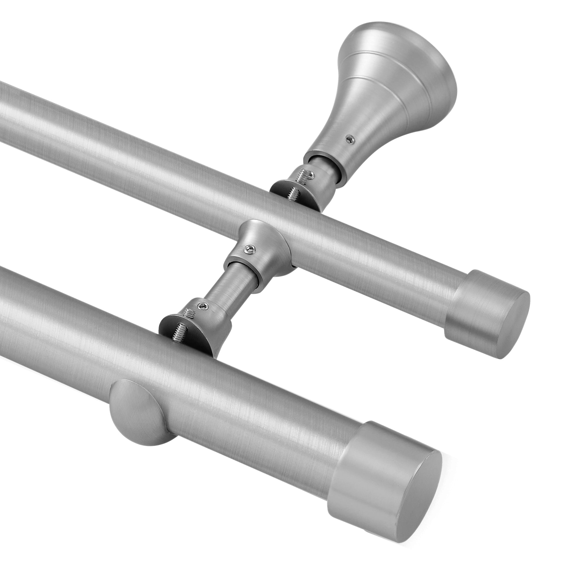 Darian Single Custom Traverse Curtain Rod, smooth horizontal movement and effortless operation