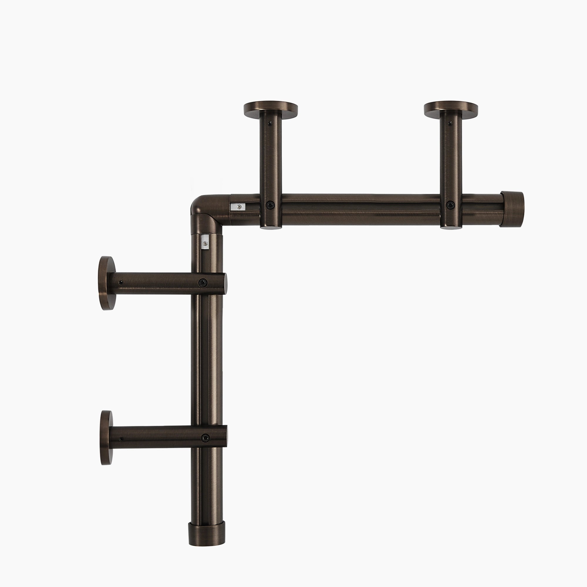 Darian Single Custom Traverse Curtain Rod, custom tailored for a perfect fit