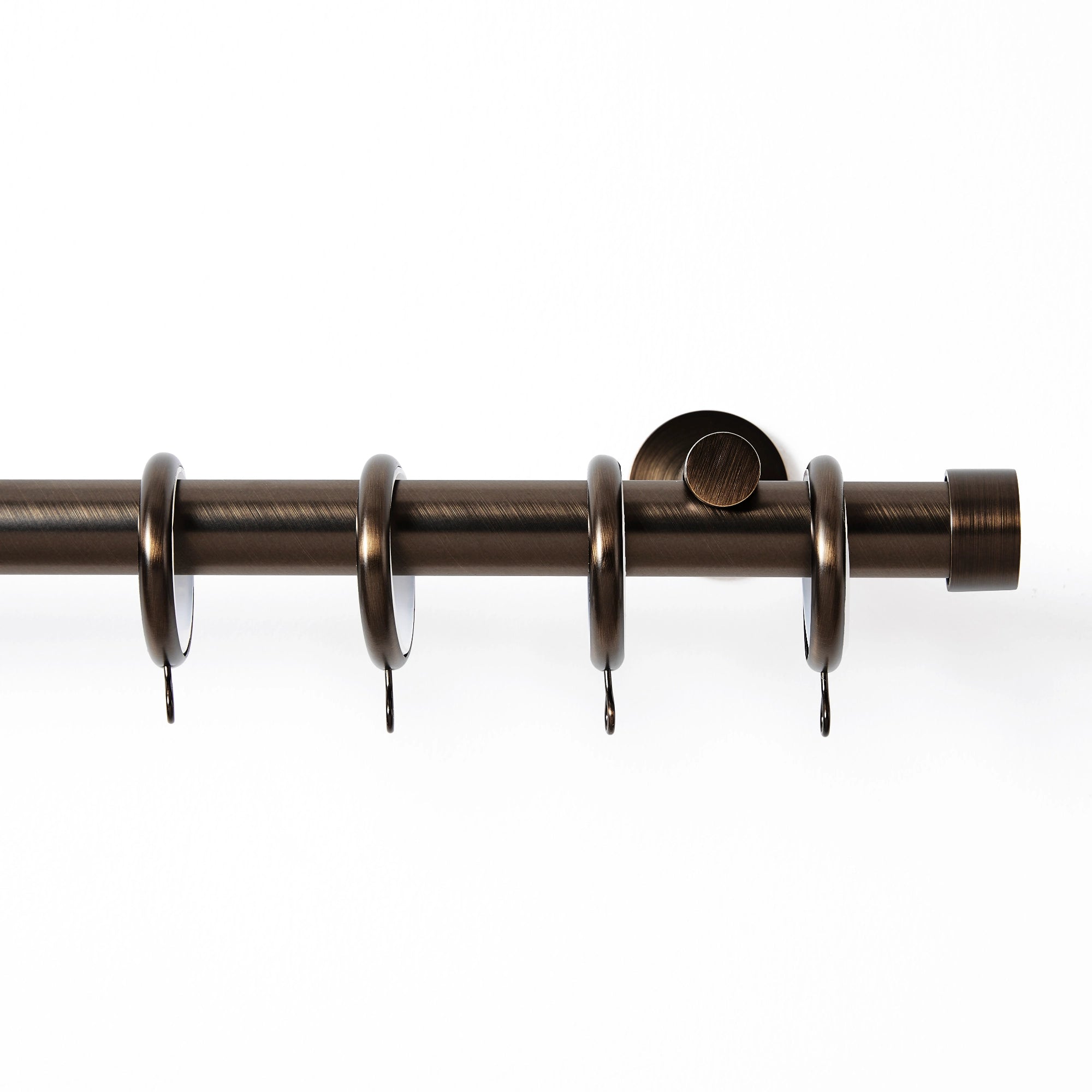Darian Single Custom Traverse Curtain Rod, custom tailored for a perfect fit