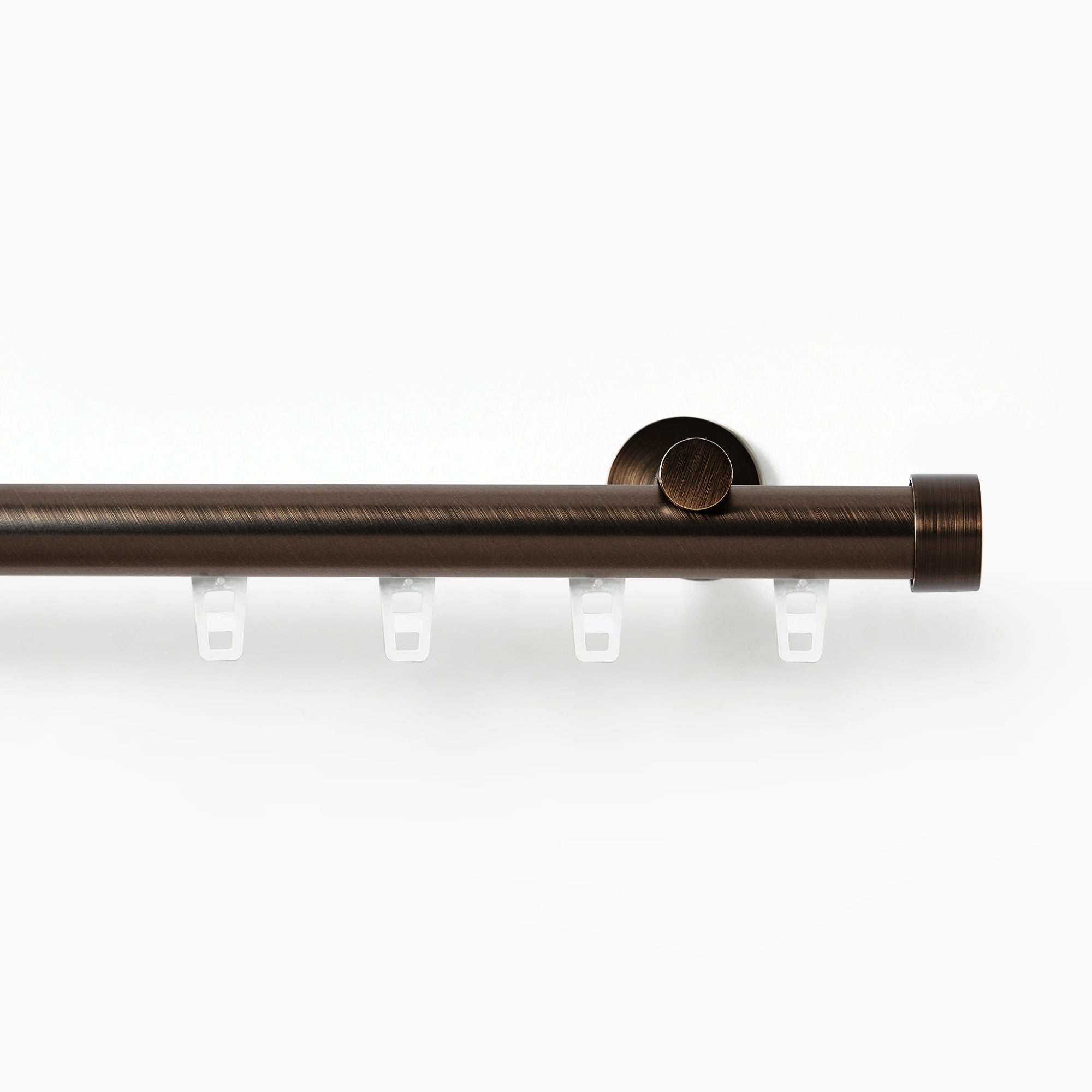 Darian Single Custom Traverse Curtain Rod, custom tailored for a perfect fit