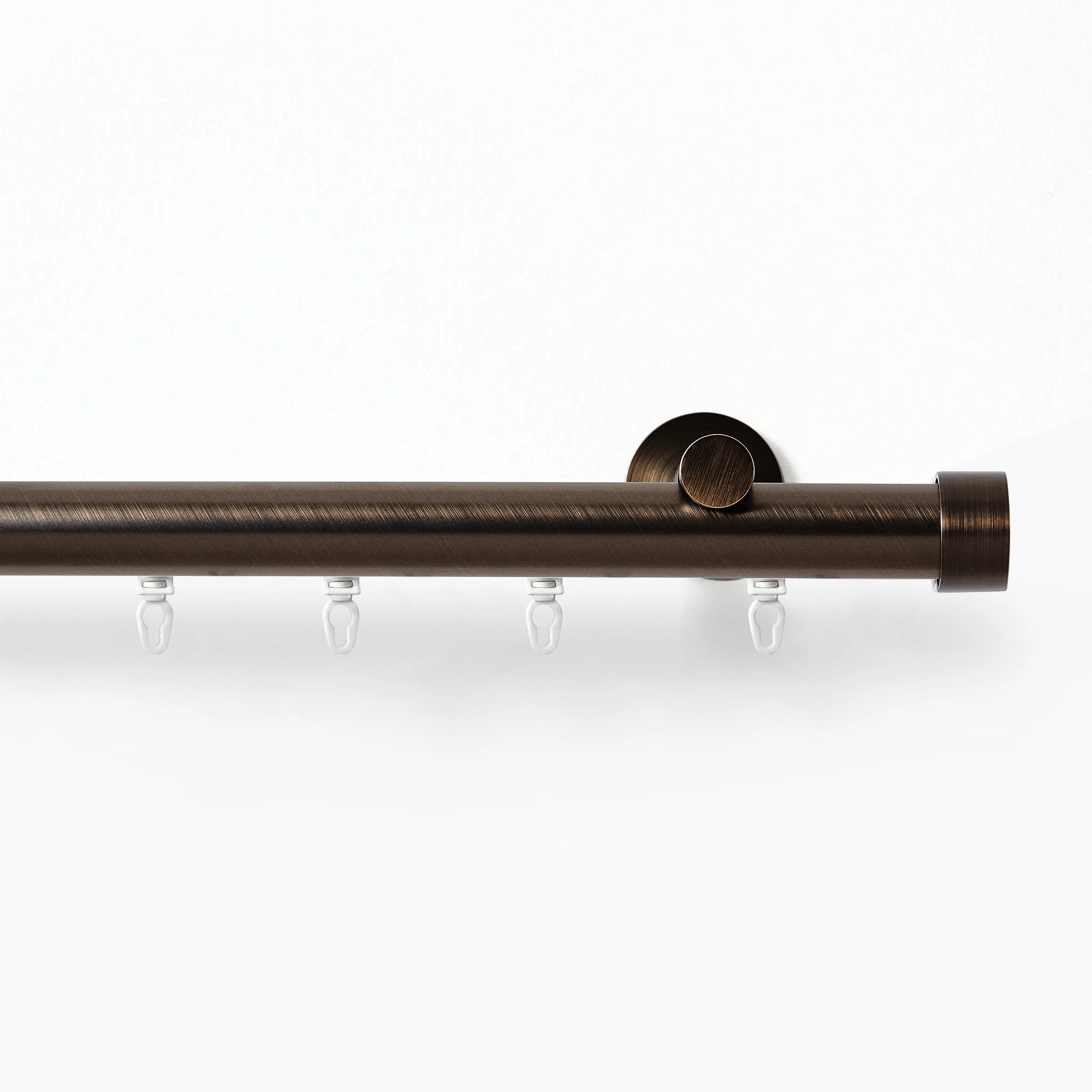Darian Single Custom Traverse Curtain Rod, smooth horizontal movement and effortless operation
