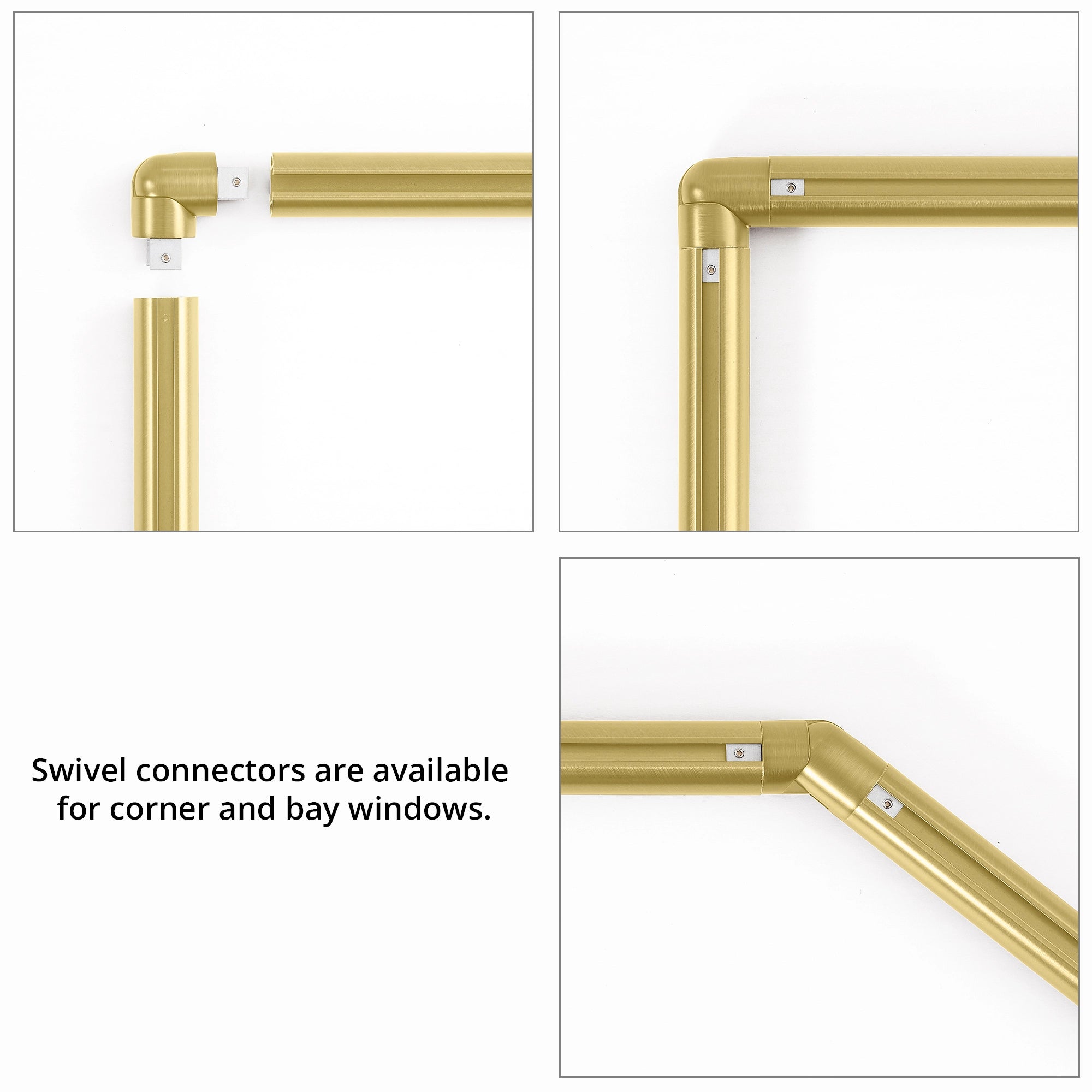 Darian Single Custom Traverse Curtain Rod, custom tailored for a perfect fit