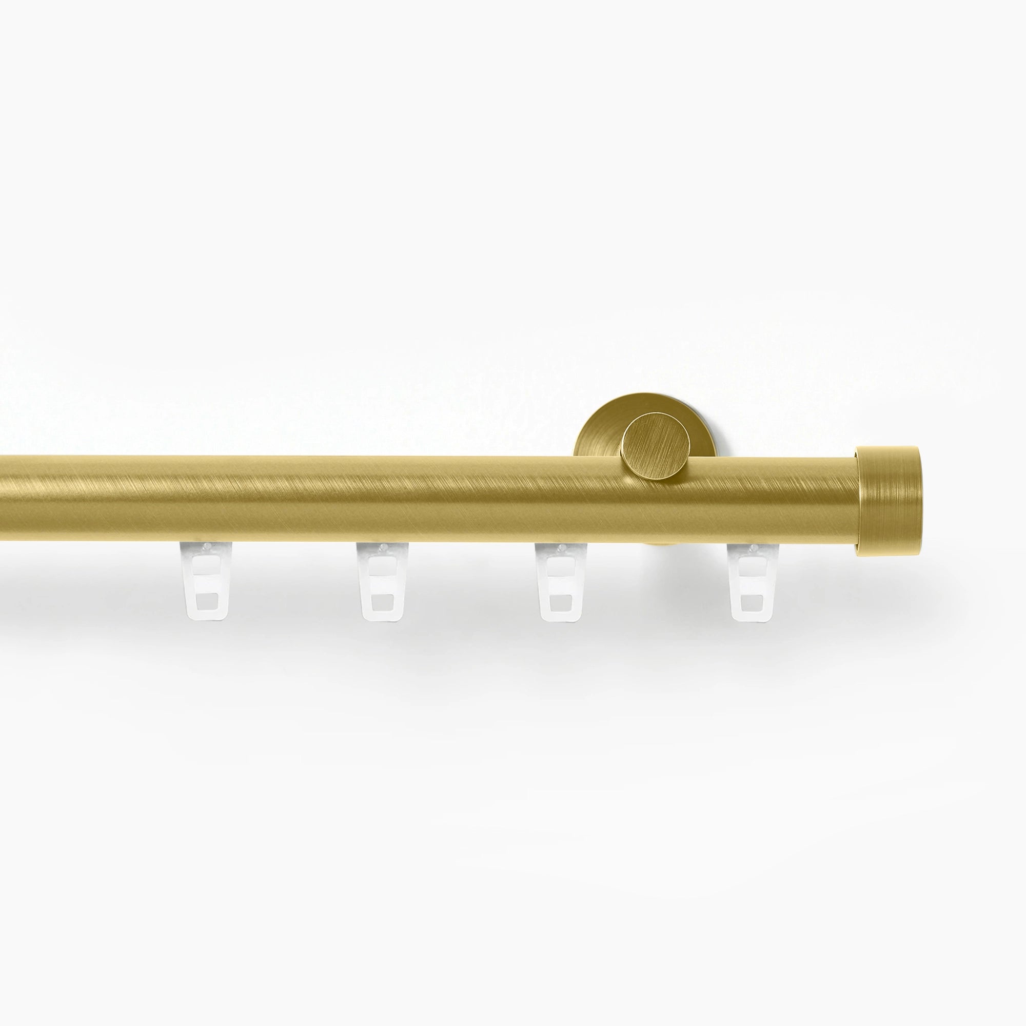 Darian Single Custom Traverse Curtain Rod, smooth horizontal movement and effortless operation