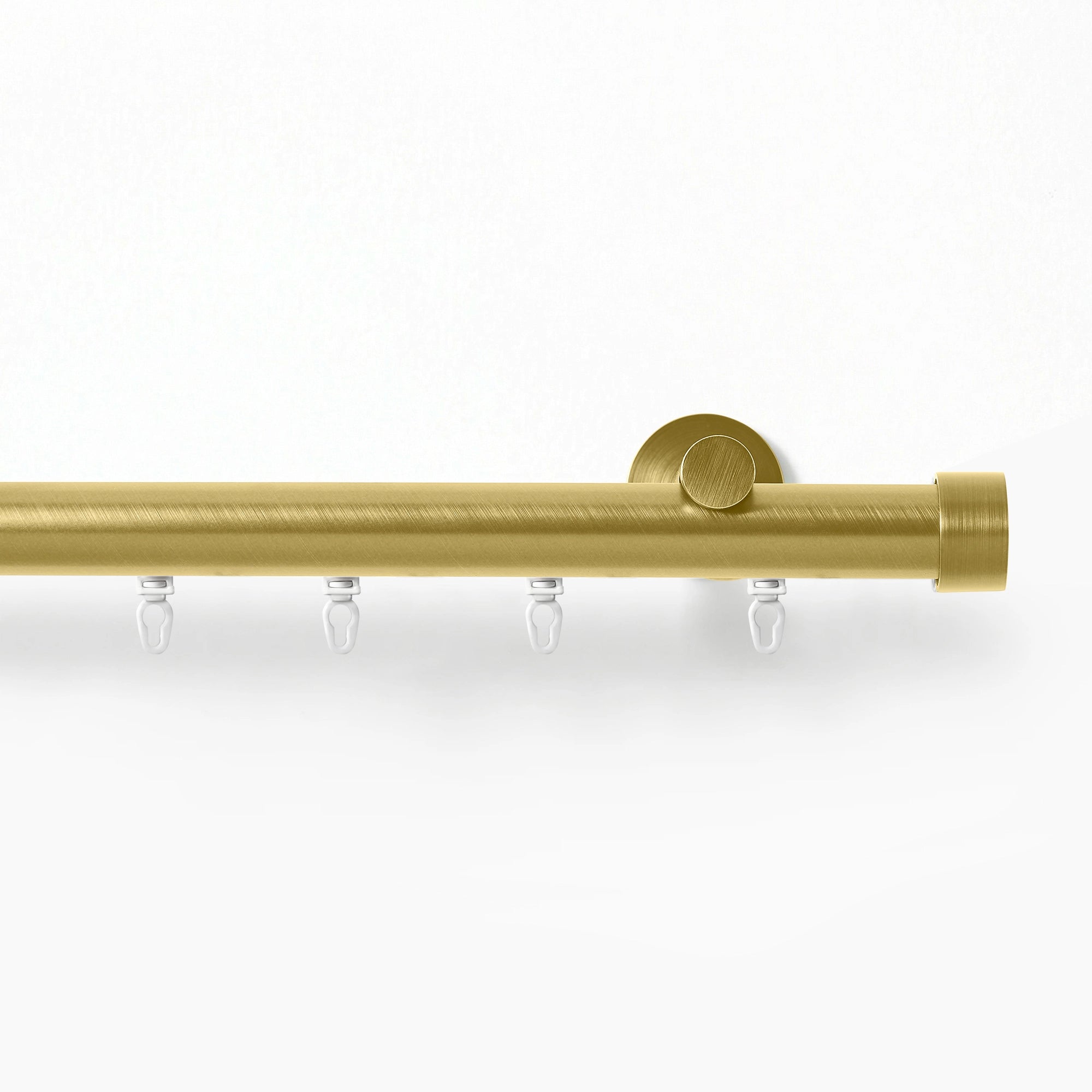 Darian Single Custom Traverse Curtain Rod, smooth horizontal movement and effortless operation