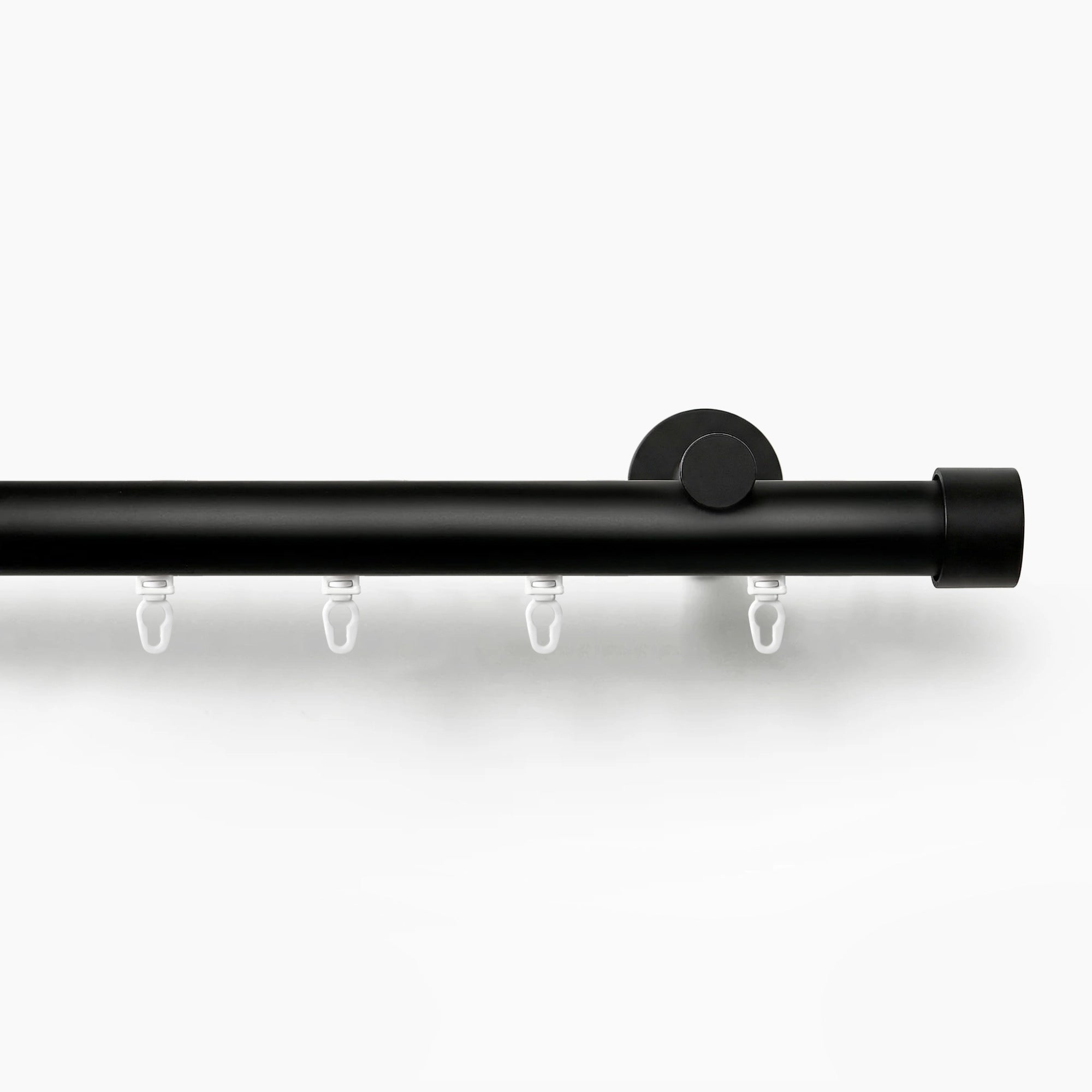 Darian Single Custom Traverse Curtain Rod, custom tailored for a perfect fit