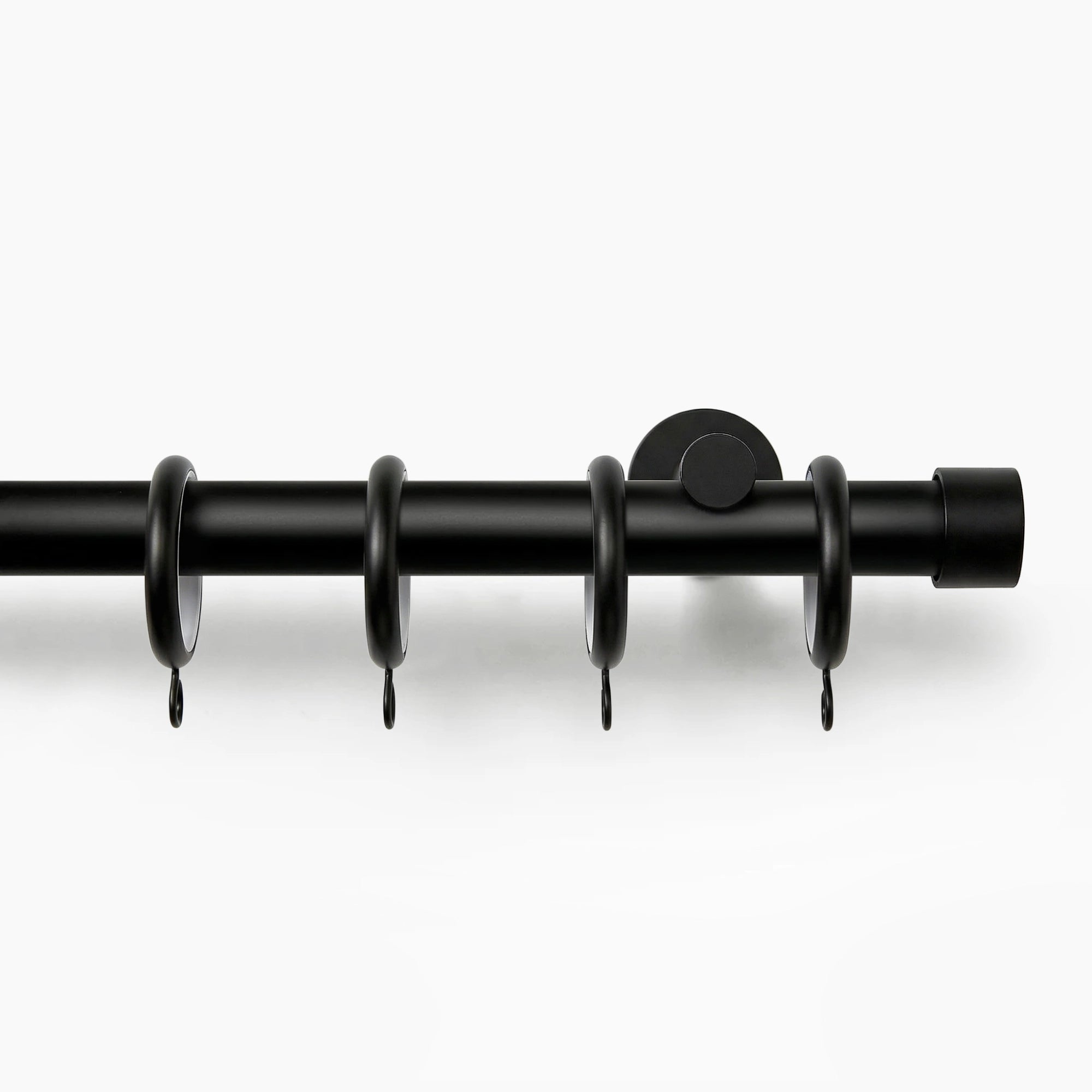 Darian Single Custom Traverse Curtain Rod, custom tailored for a perfect fit