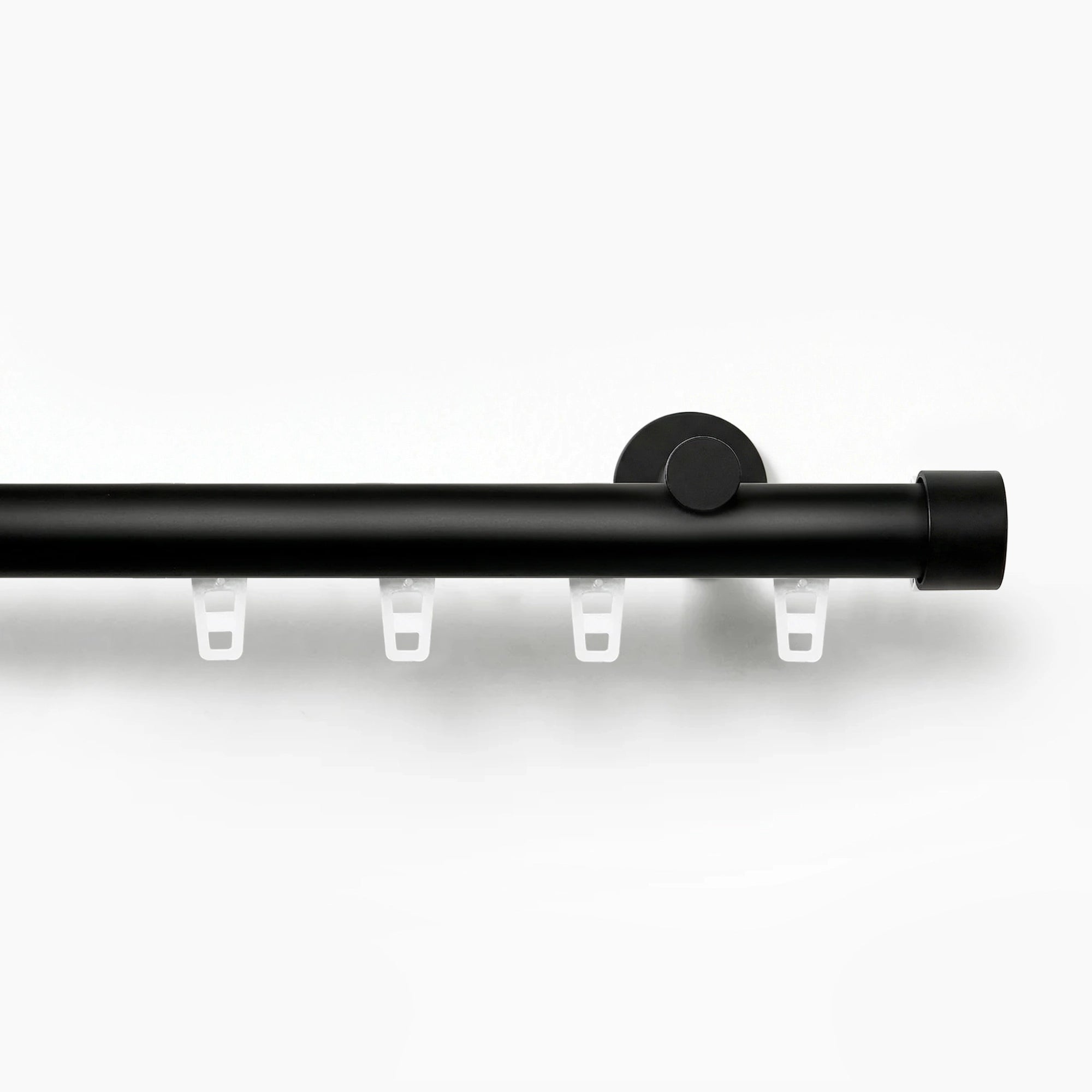 Darian Single Custom Traverse Curtain Rod, smooth horizontal movement and effortless operation