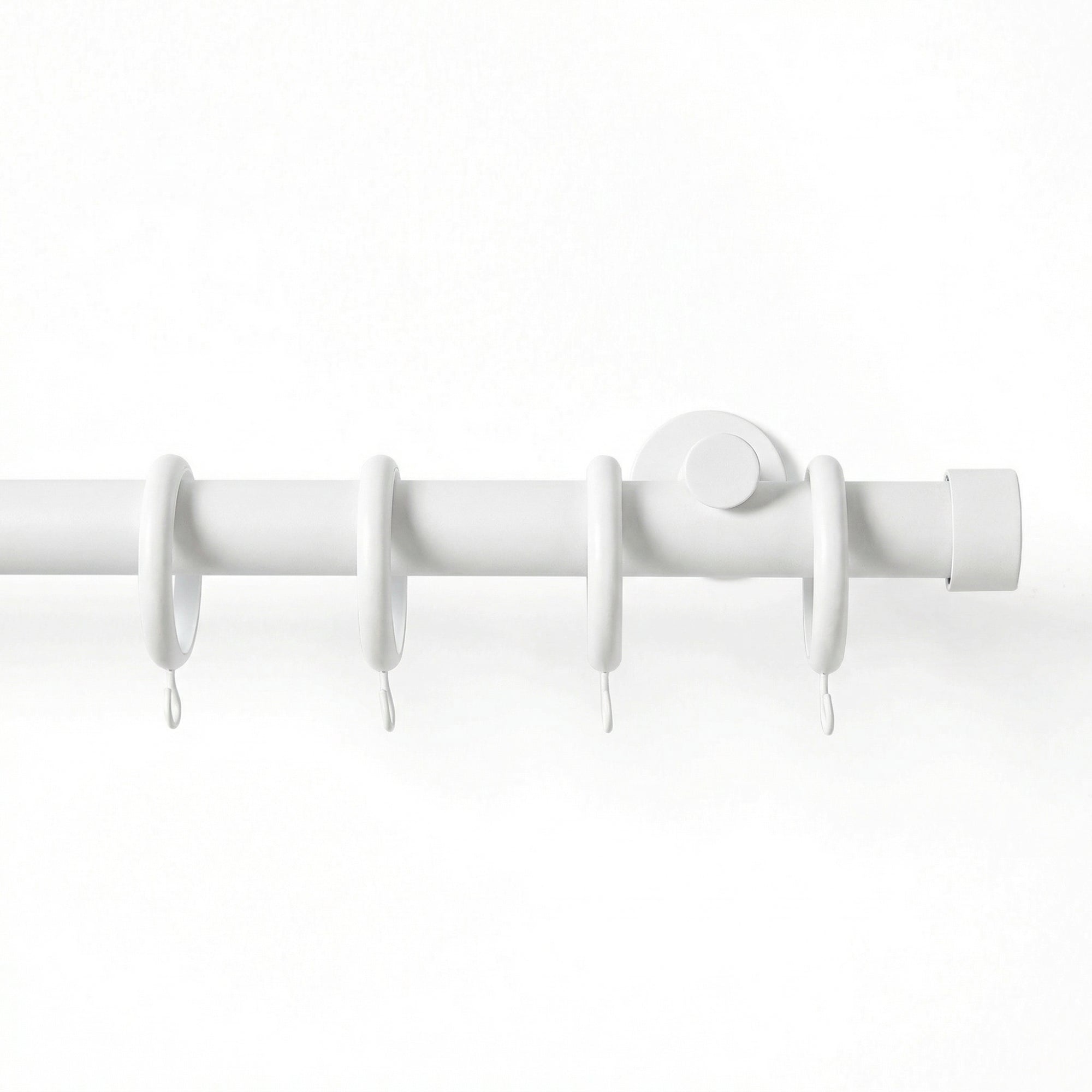 Darian Single Custom Traverse Curtain Rod, smooth horizontal movement and effortless operation
