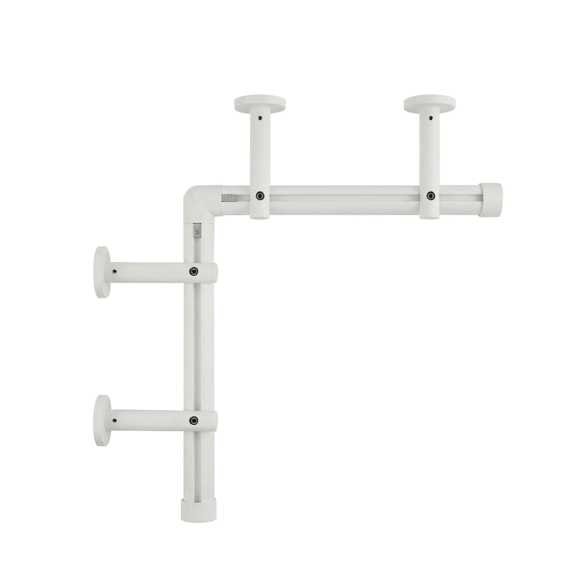 Darian Single Custom Traverse Curtain Rod, smooth horizontal movement and effortless operation