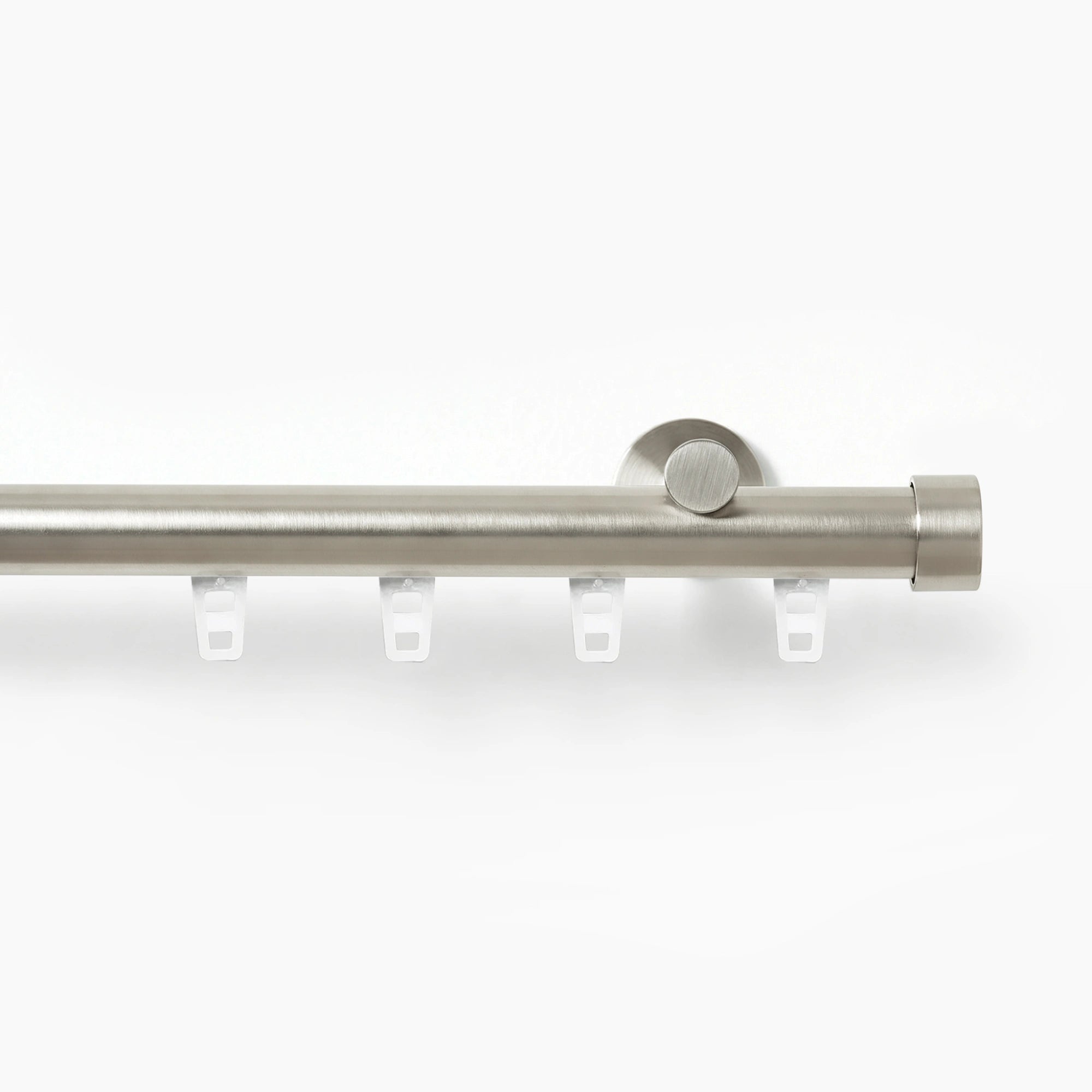 Darian Single Custom Traverse Curtain Rod, smooth horizontal movement and effortless operation