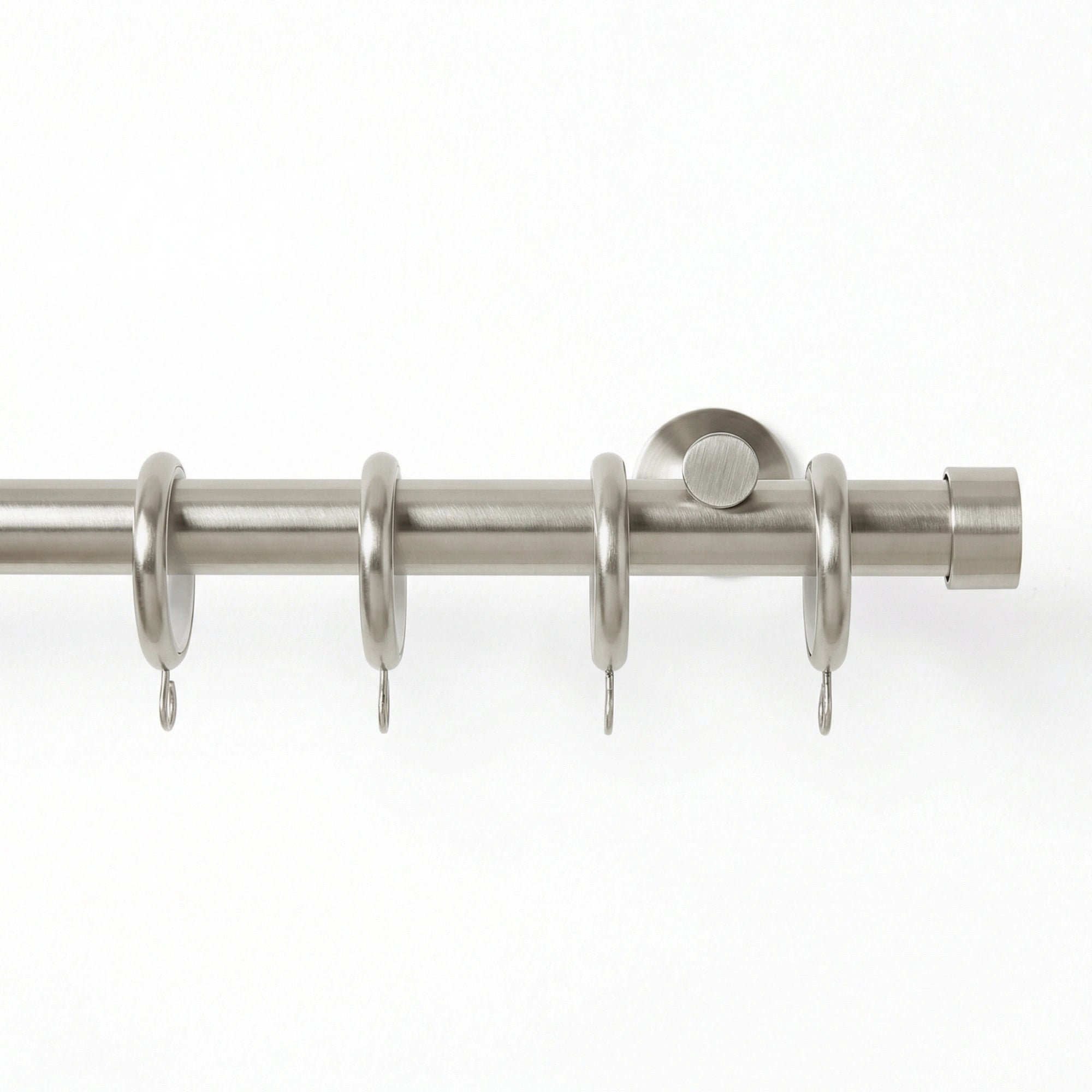Darian Single Custom Traverse Curtain Rod, smooth horizontal movement and effortless operation
