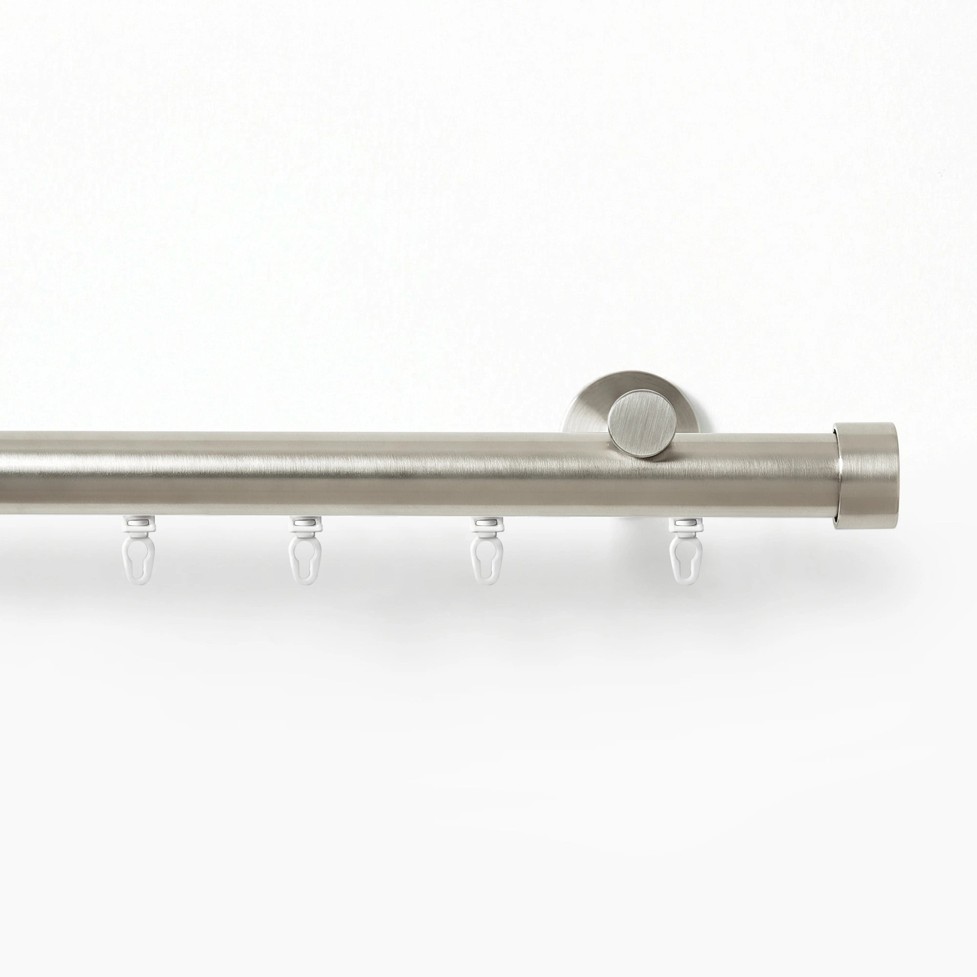 Darian Single Custom Traverse Curtain Rod, smooth horizontal movement and effortless operation