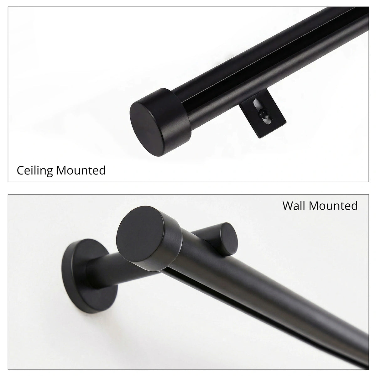 Darian Single Custom Traverse Curtain Rod