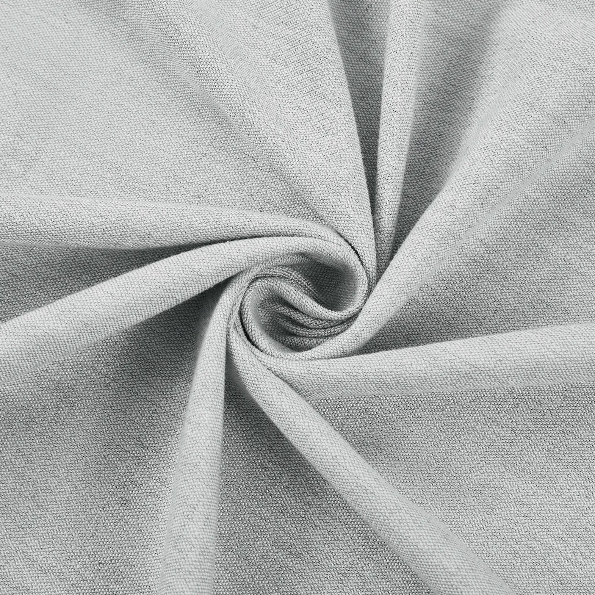 Delsia Premium Linen-Blend Light Filtering Curtains – Natural Slub Texture Drapes for Living Room & Bedroom