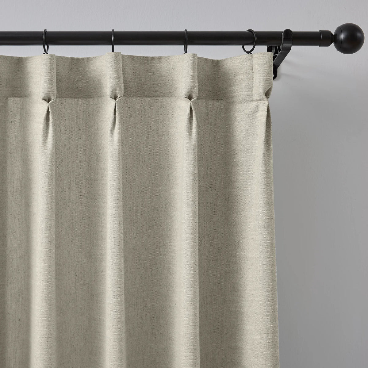 Delsia MBH1105-4 premium linen-blend light filtering curtains with natural slub texture showcased in scene 4 product view