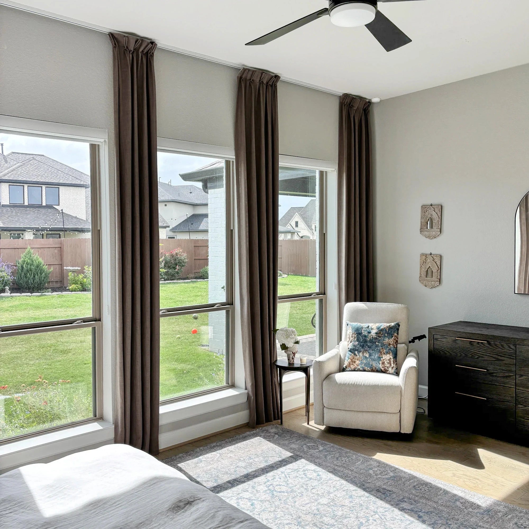 Elara Linen Curtains – Elegant Drapes for Bedroom & Dining Room