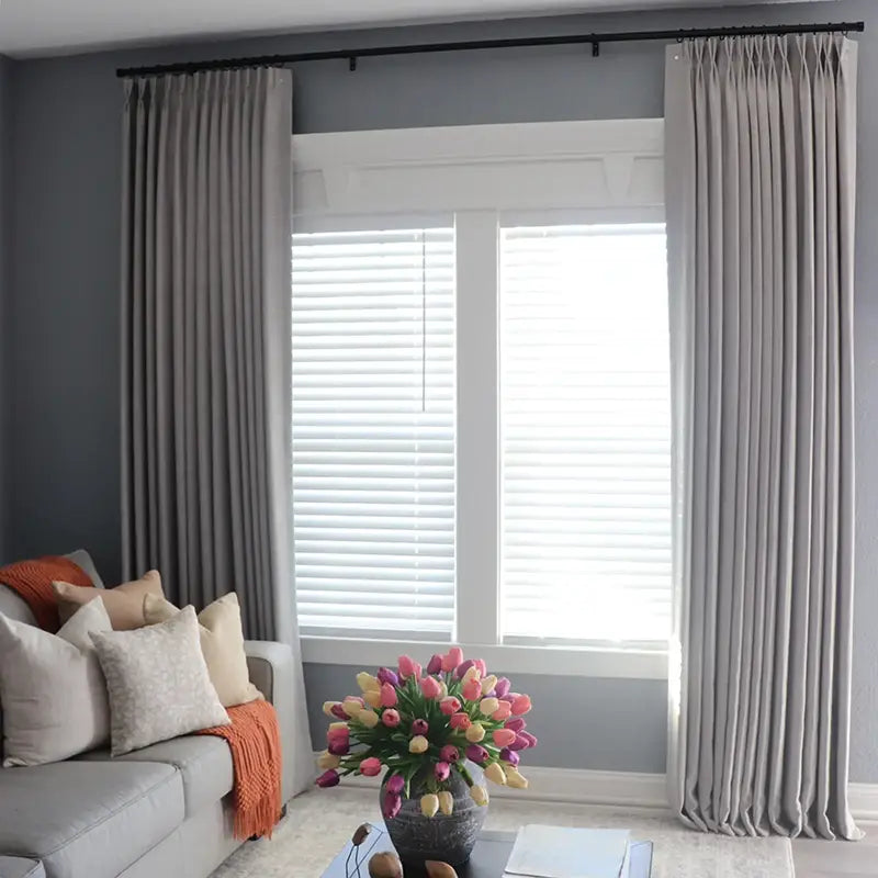 Freshine Elara Linen Blend Curtains for Elegant and Luxurious Drapes in Every Room