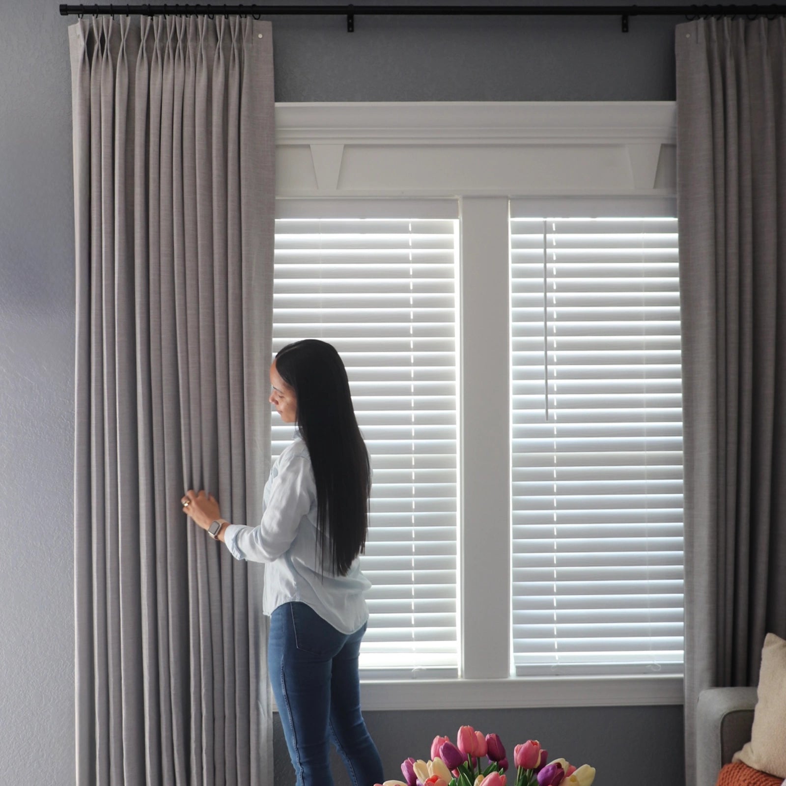 Freshine Elara Linen Blend Curtains for Elegant and Luxurious Drapes in Every Room