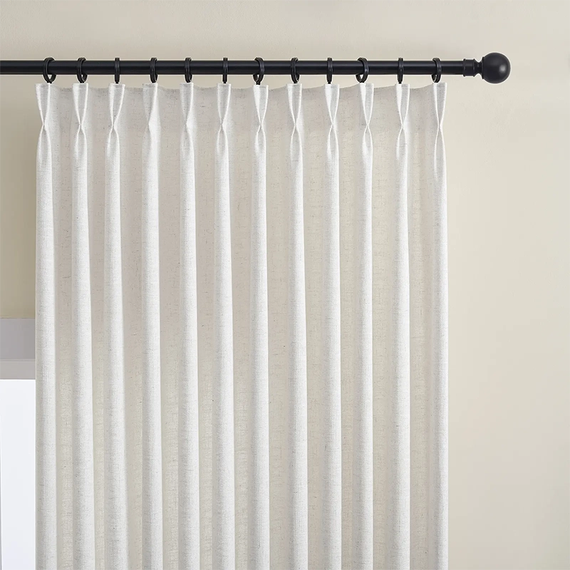 Freshine Elara Linen Blend Curtains for Elegant and Luxurious Drapes in Every Room