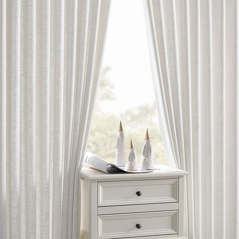 Freshine Elara Linen Blend Curtains for Elegant and Luxurious Drapes in Every Room