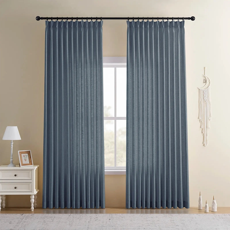 Freshine Elara Linen Blend Curtains for Elegant and Luxurious Drapes in Every Room