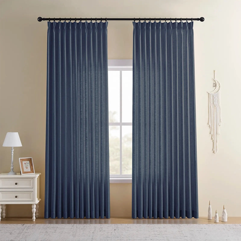 Freshine Elara Linen Blend Curtains for Elegant and Luxurious Drapes in Every Room