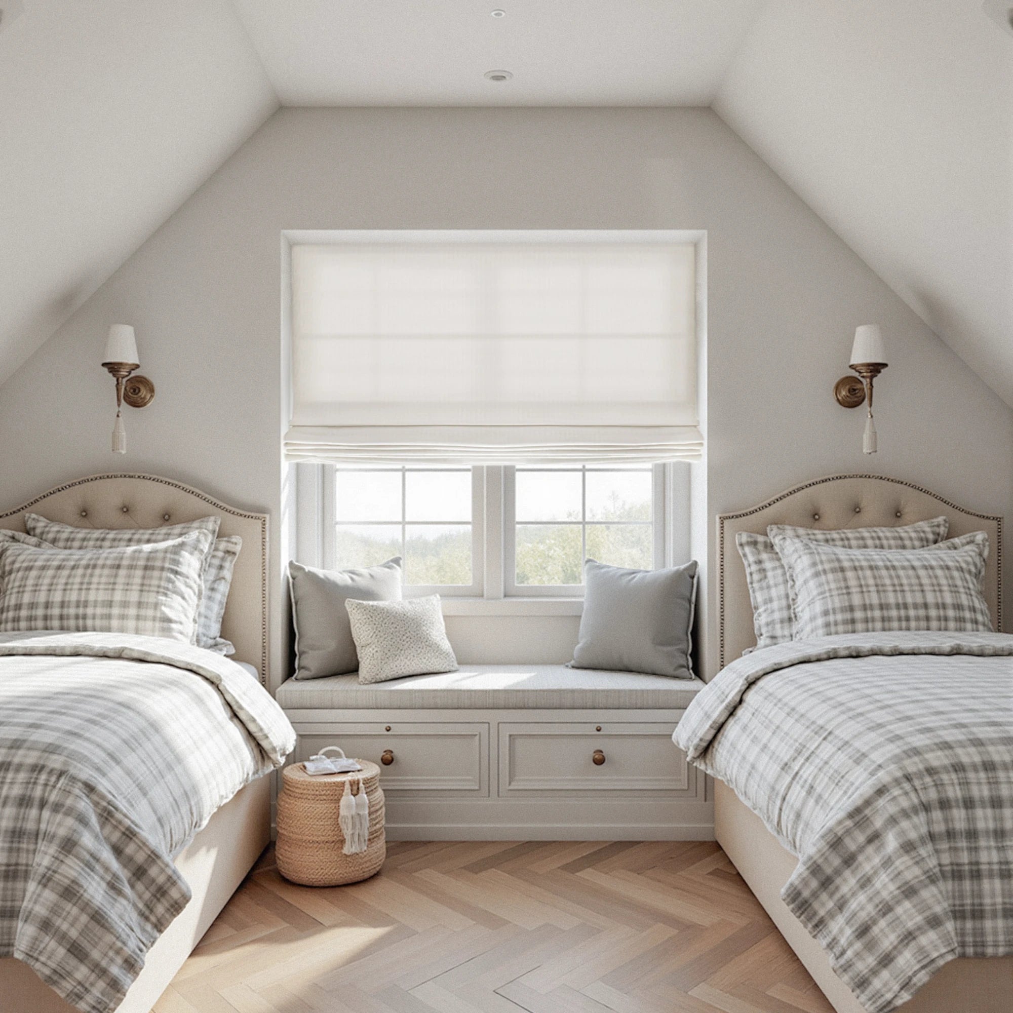 Emilia Cotton Roman Shades