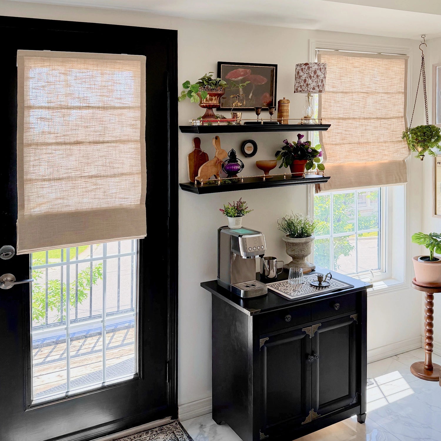 Emilia Smart Motorized Cotton Roman Shades