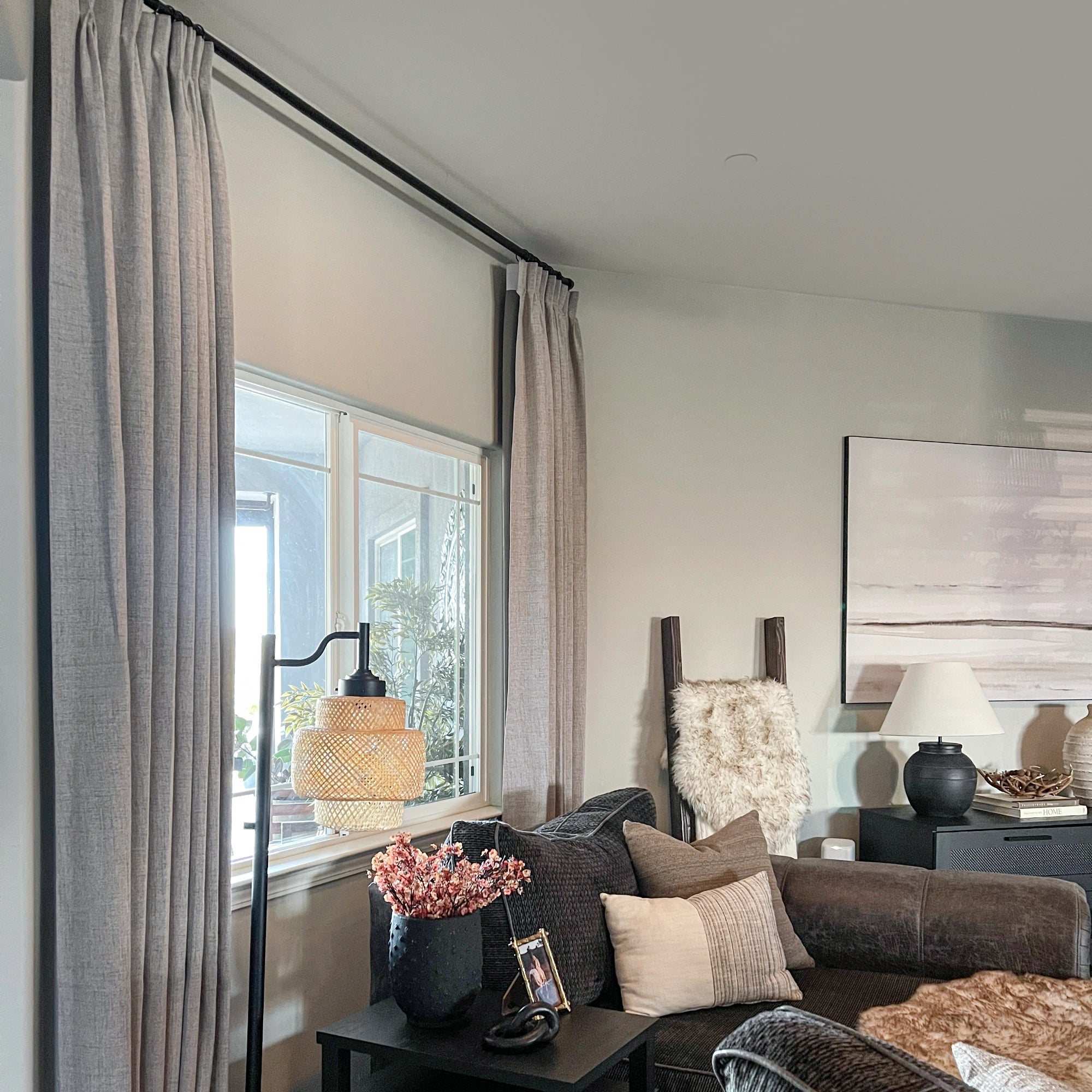Faye 8011-14-4 100% blackout drapery featuring superior light control and soft fabric drape