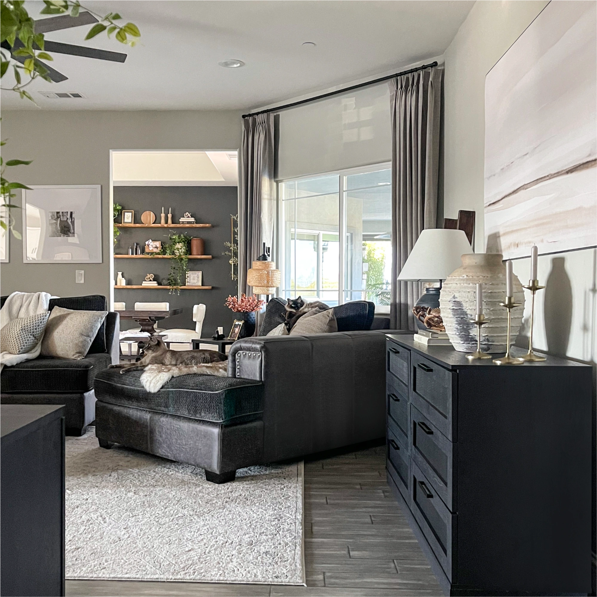 Faye 8011-14-5 100% blackout drapery highlighting superior light control and elegant drape