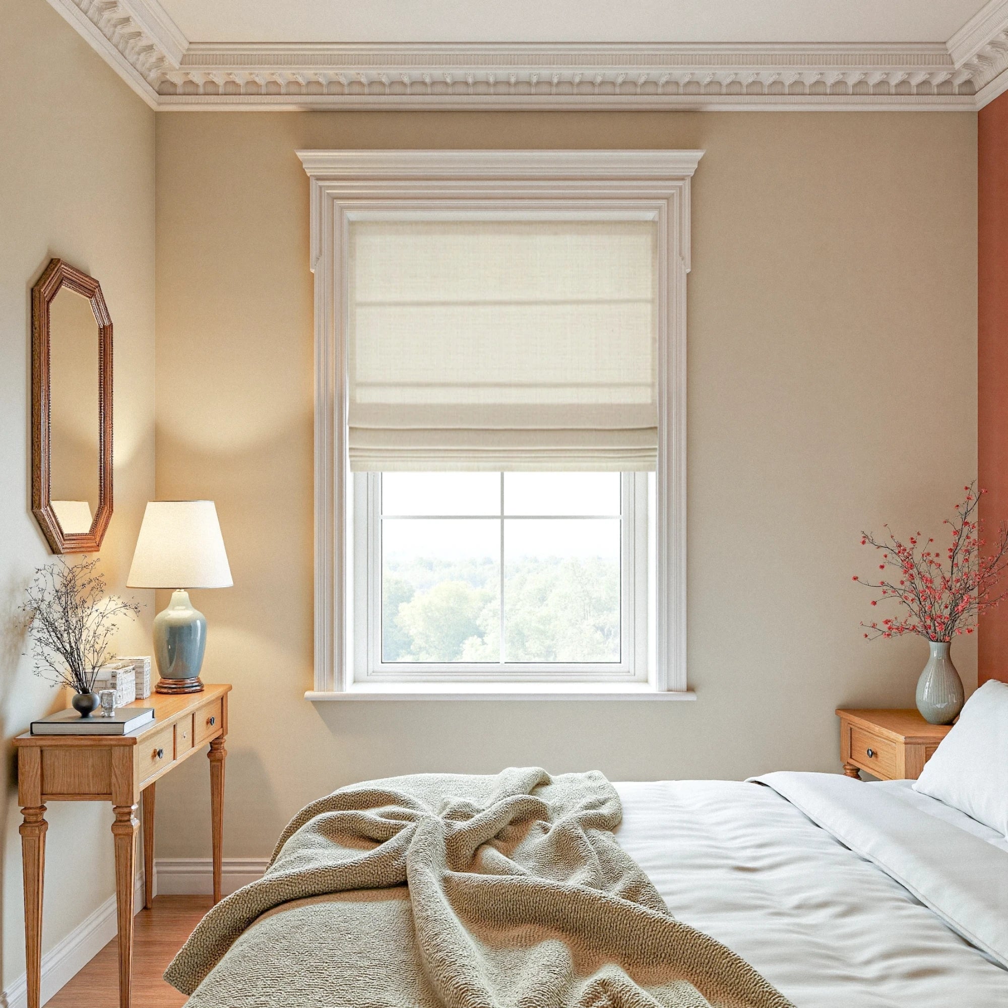 Fiora Cotton Roman Shades
