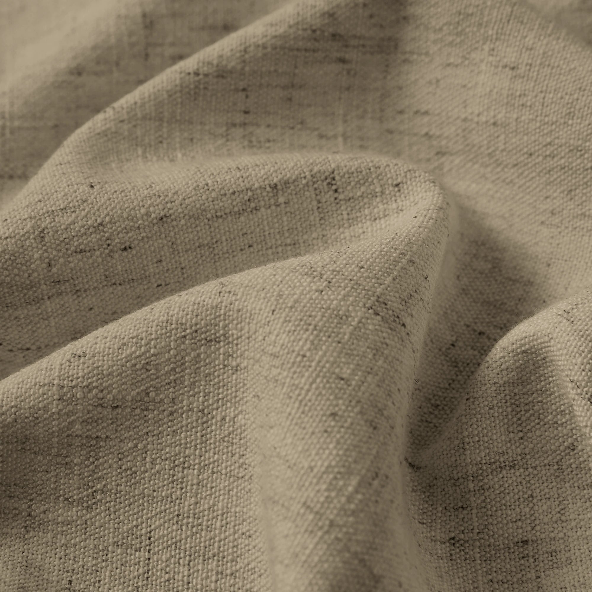Gwynara 607-6 linen-cotton blend curtain, natural cotton texture, timeless and durable, detail display