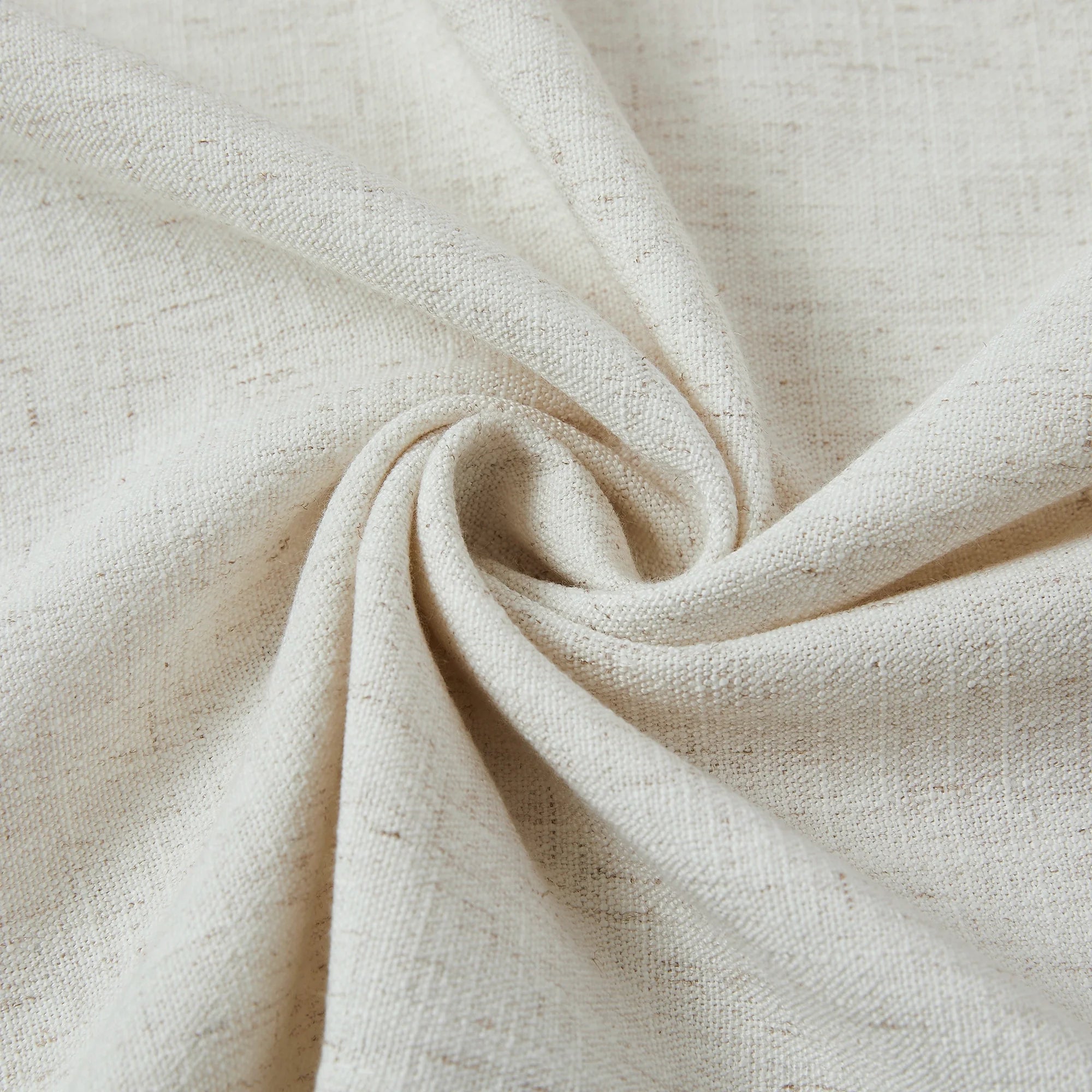 Gwynara Premium Textured Linen-Cotton Blend Curtain – Organic Slub Weave & Effortless Drape