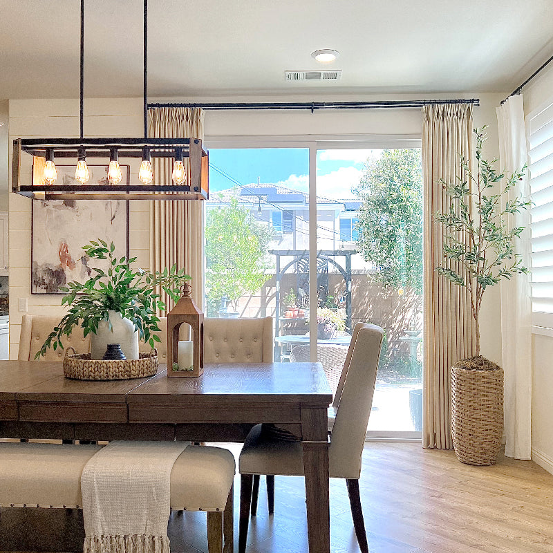 Elara linen semi sheer curtains 89850-3 featuring timeless design and versatile suitability for diverse residential spaces