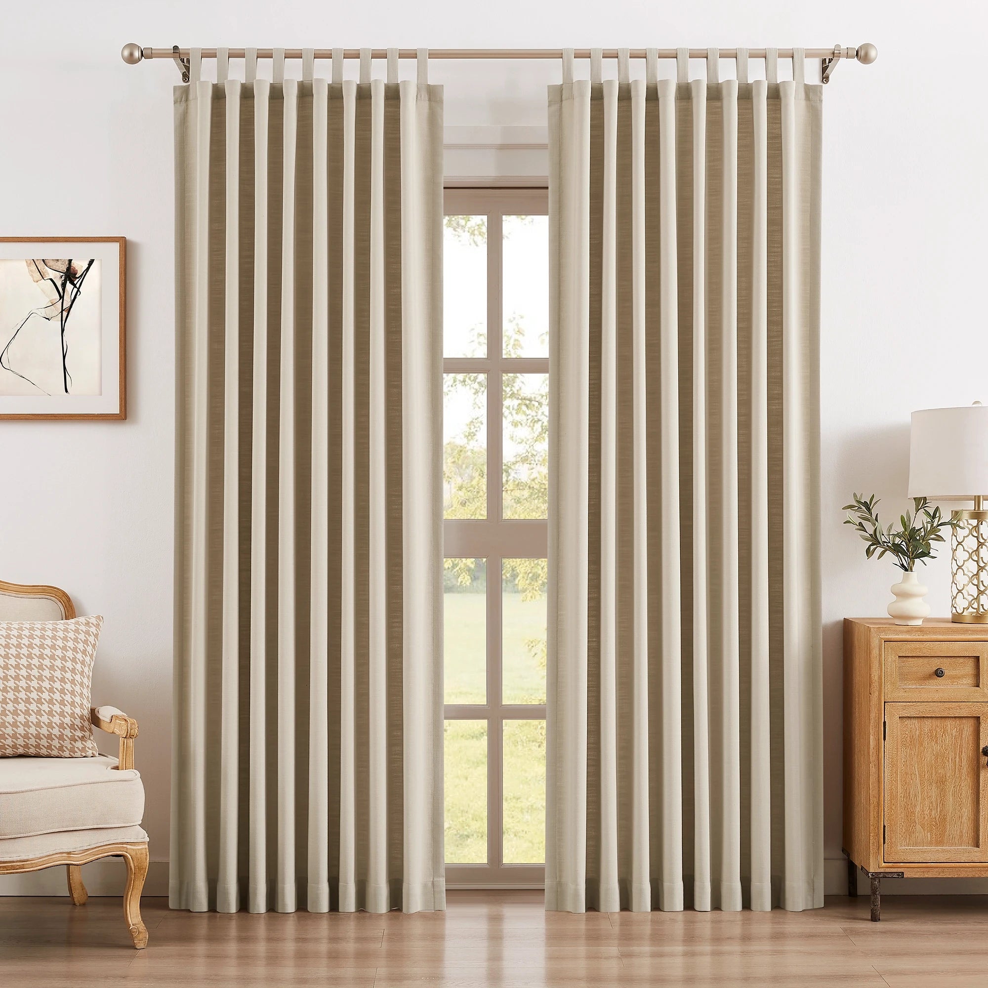 Ilythra Soft Textured Drapes – Elegant and Flowing Design for Modern Interiors