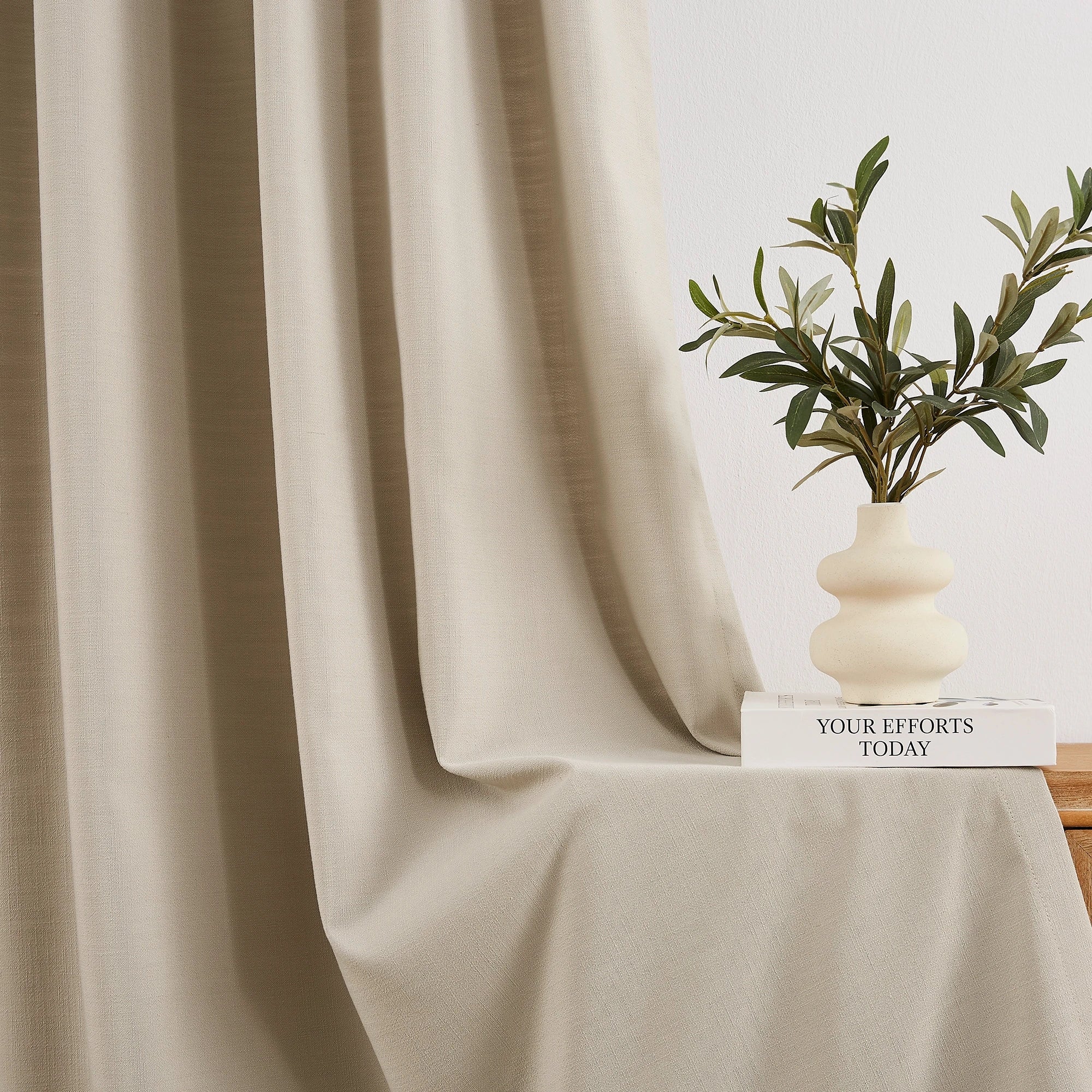 Ilythra Soft Textured Drapes – Elegant and Flowing Design for Modern Interiors