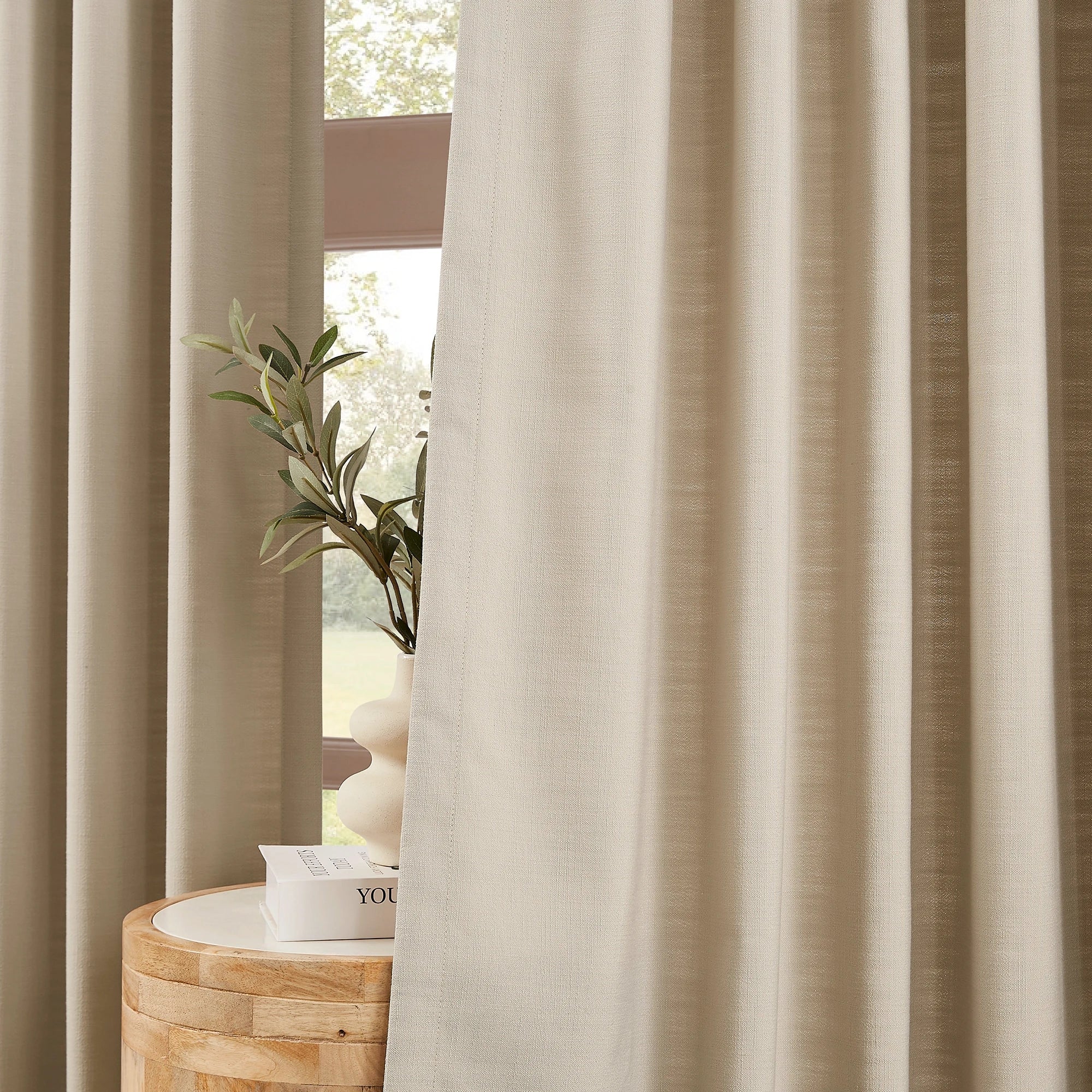 Ilythra Soft Textured Drapes – Elegant and Flowing Design for Modern Interiors
