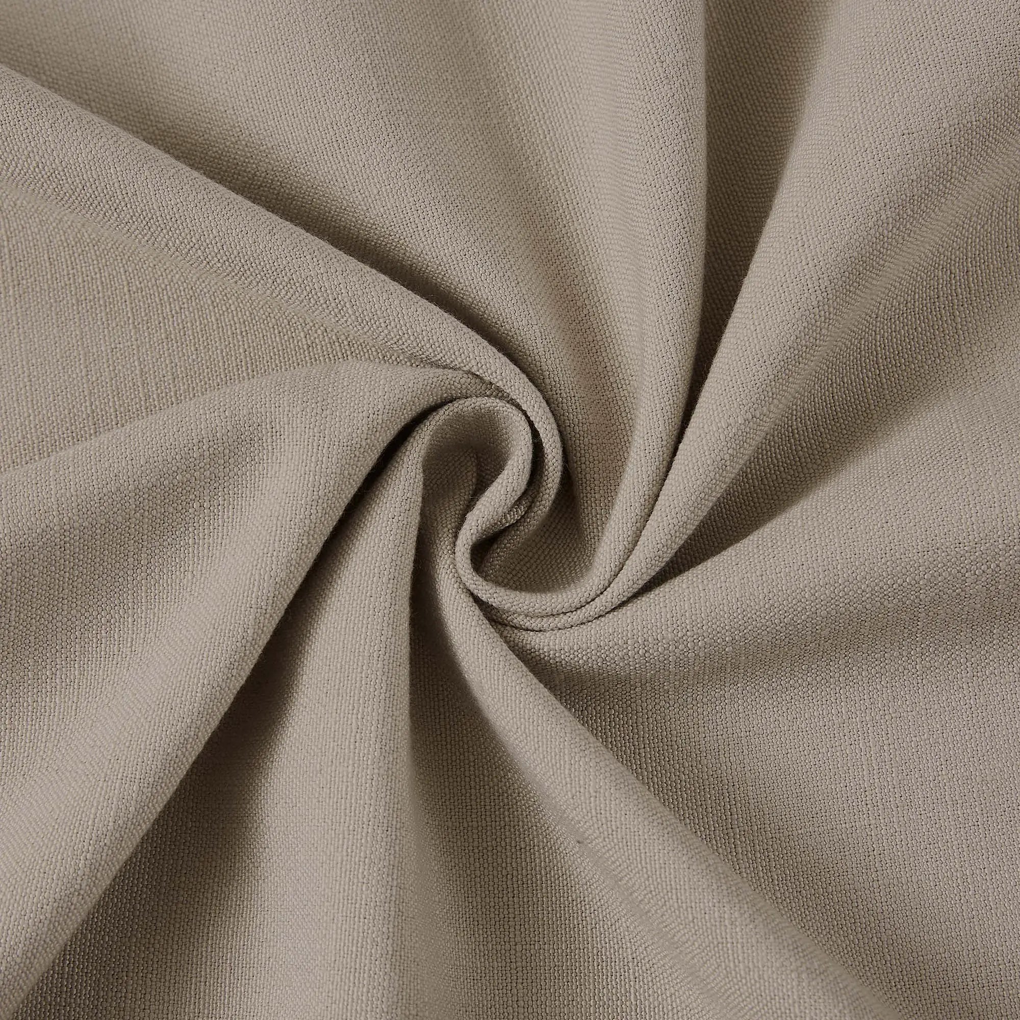 Ilythra cotton-linen light filtering layered double-layer curtain set model 608-5 detail 1 showing curtain fabric and design