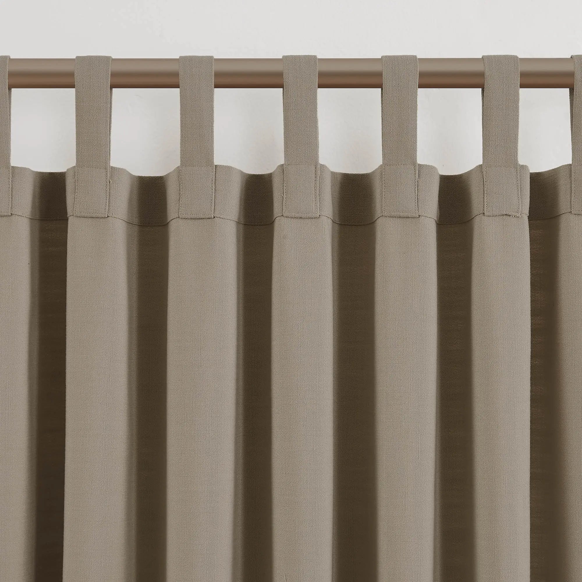 Ilythra cotton-linen light filtering layered double-layer curtain set model 608-5 scene 7 showcasing window curtains